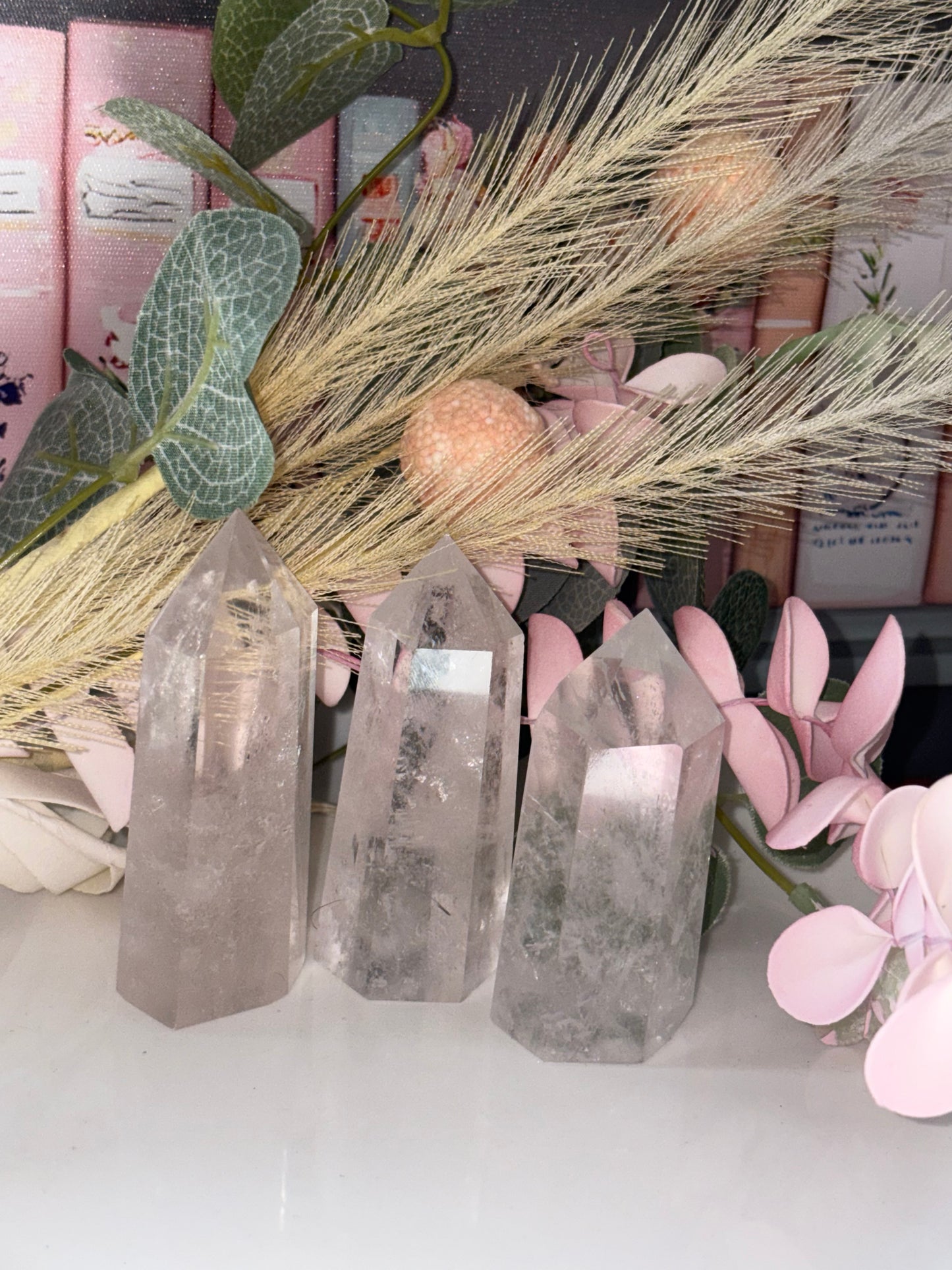 Clear Quartz Tower From Brazil