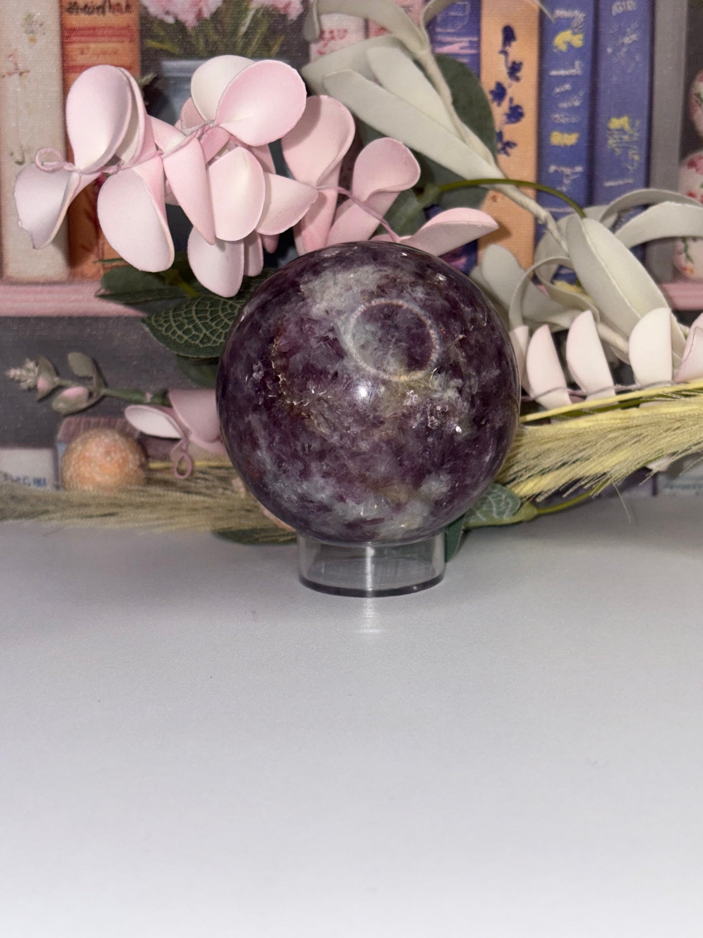 Dreamy Lepidolite Sphere From Brazil