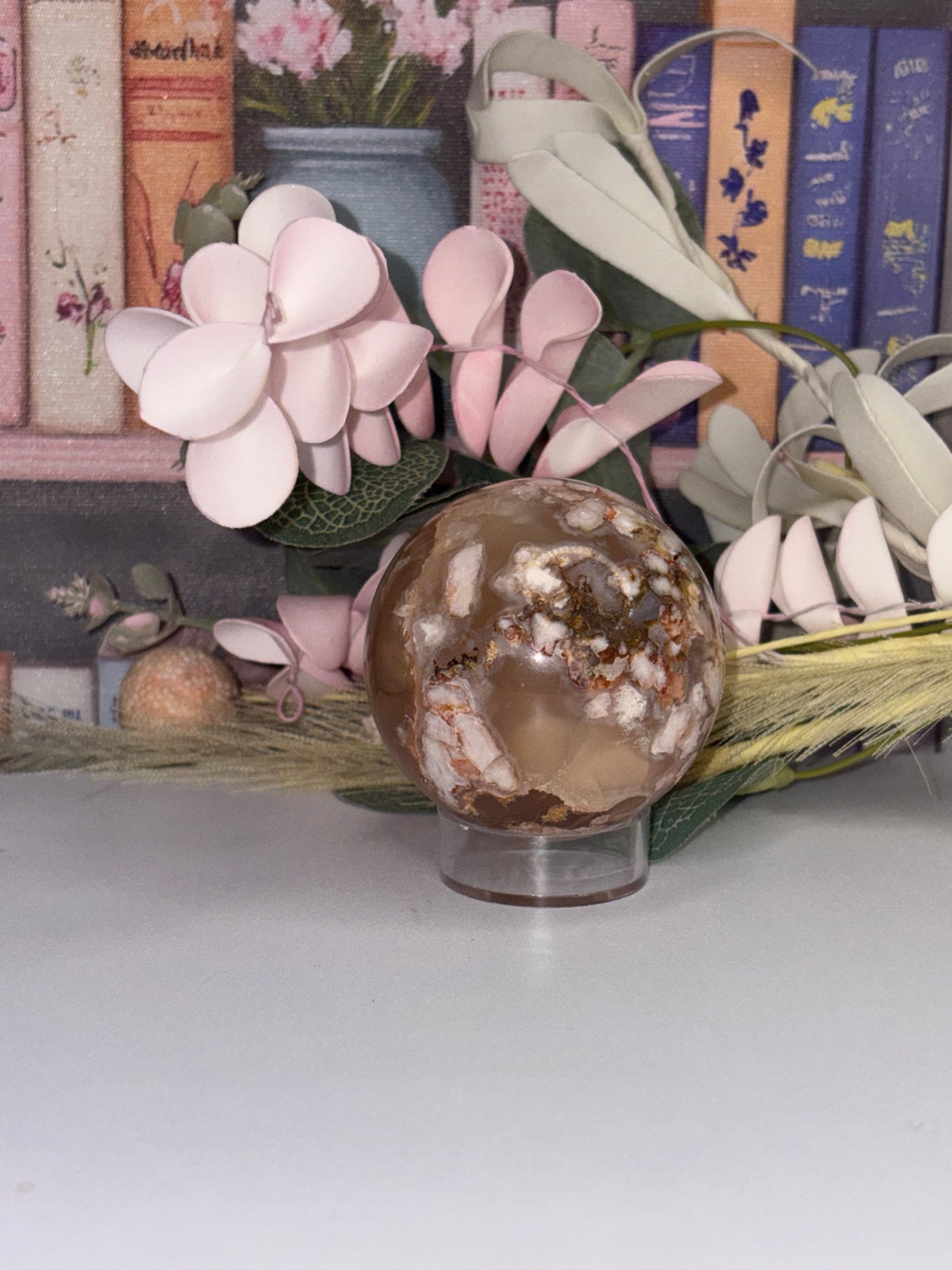 Flower Agate Spheres - From Madagascar