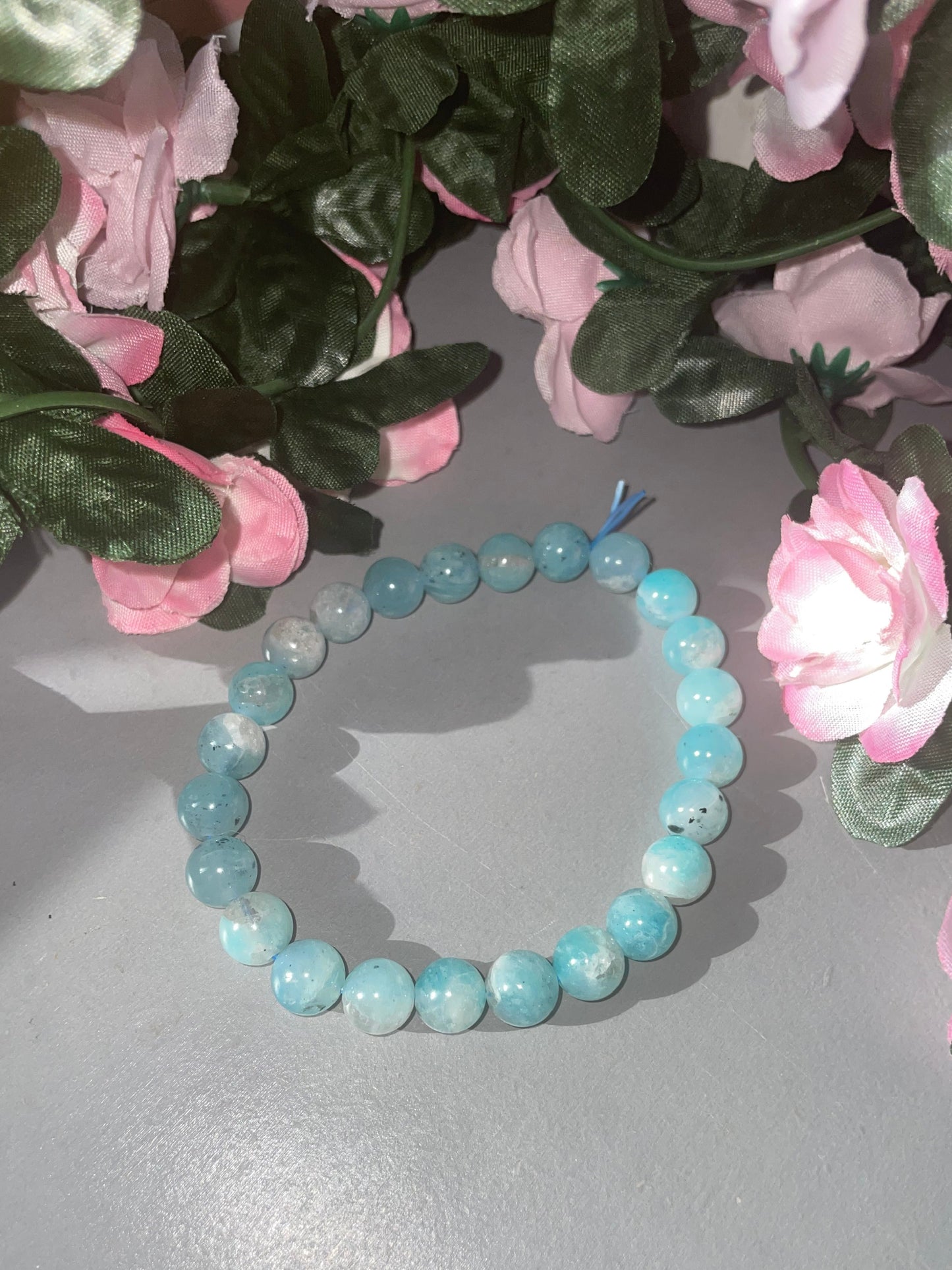 Aquamarine Bracelet 8mm - From Pakistan