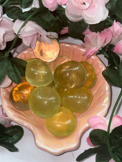 High Quality Citrine Tumble from Brazil
