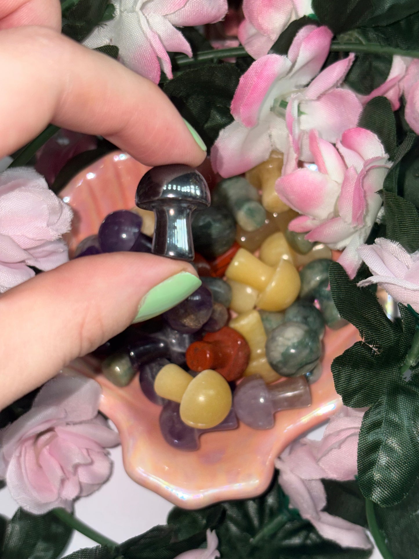 Mini Haematite Mushroom