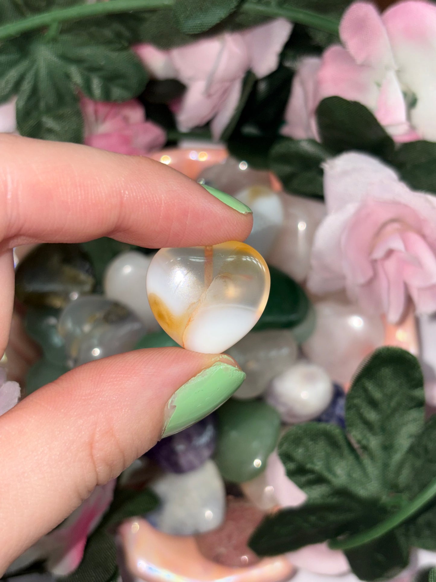 Agate Mini Heart