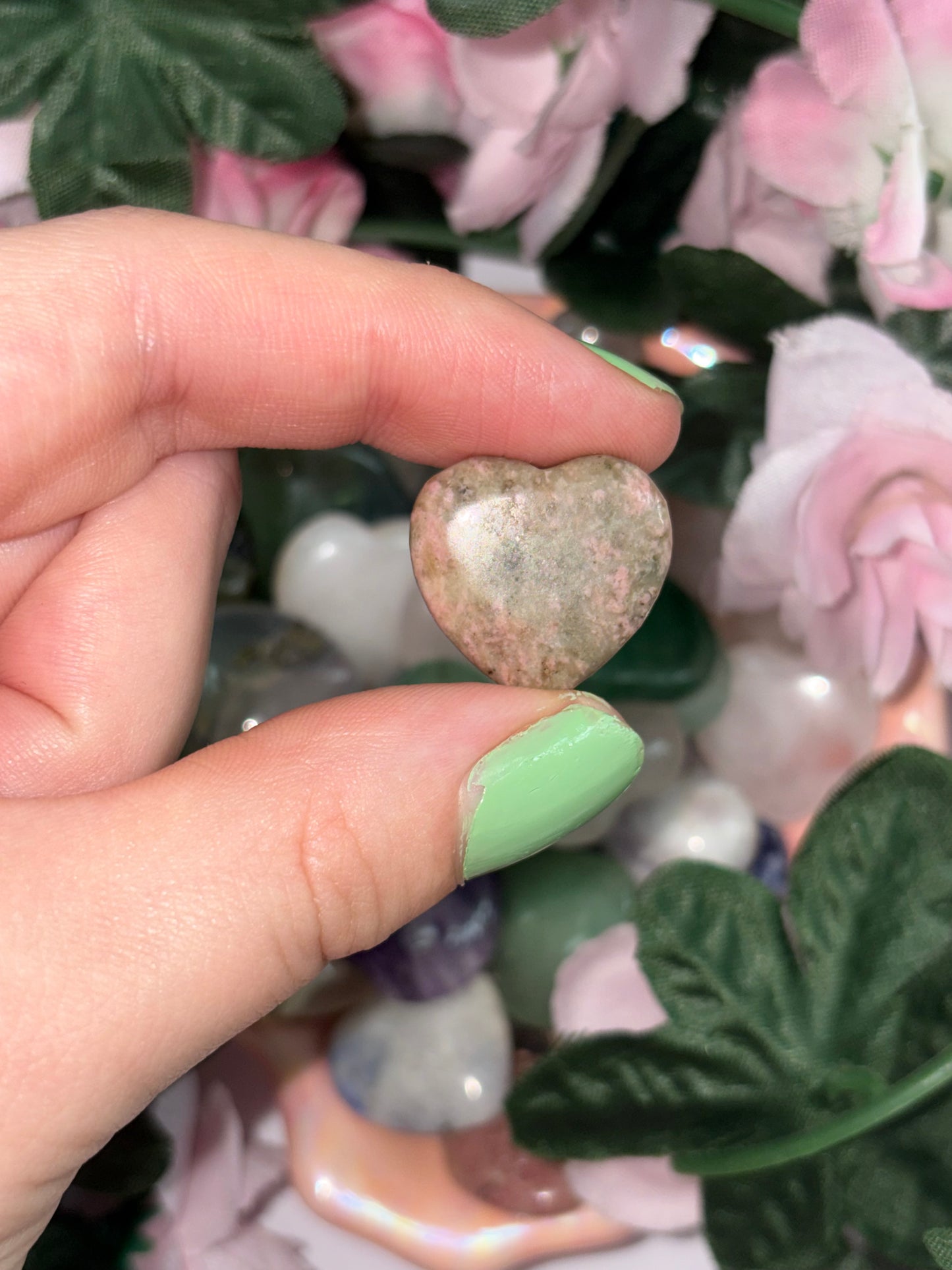Unakite Mini Heart