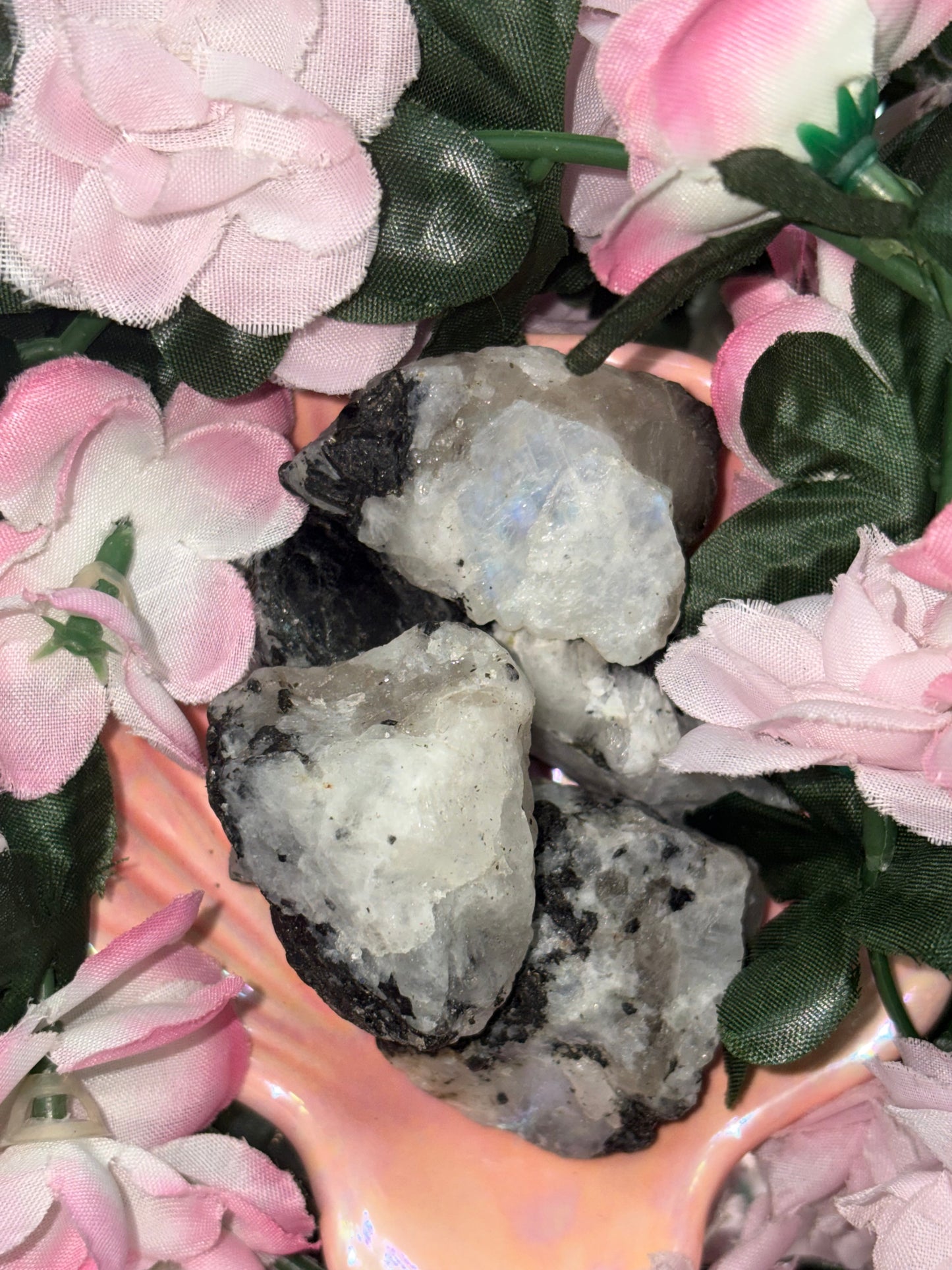 Rainbow Moonstone Raw Piece