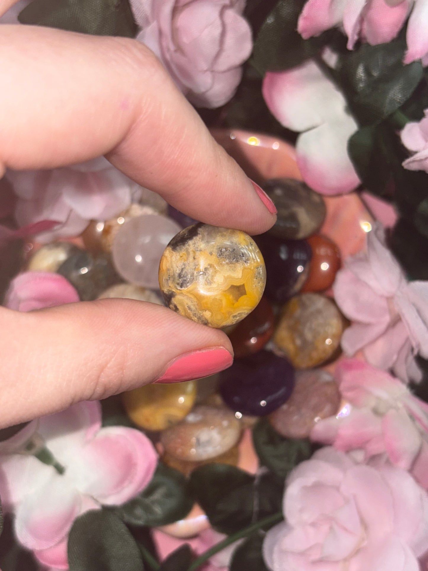 Bumblebee Jasper Mini Palmstone