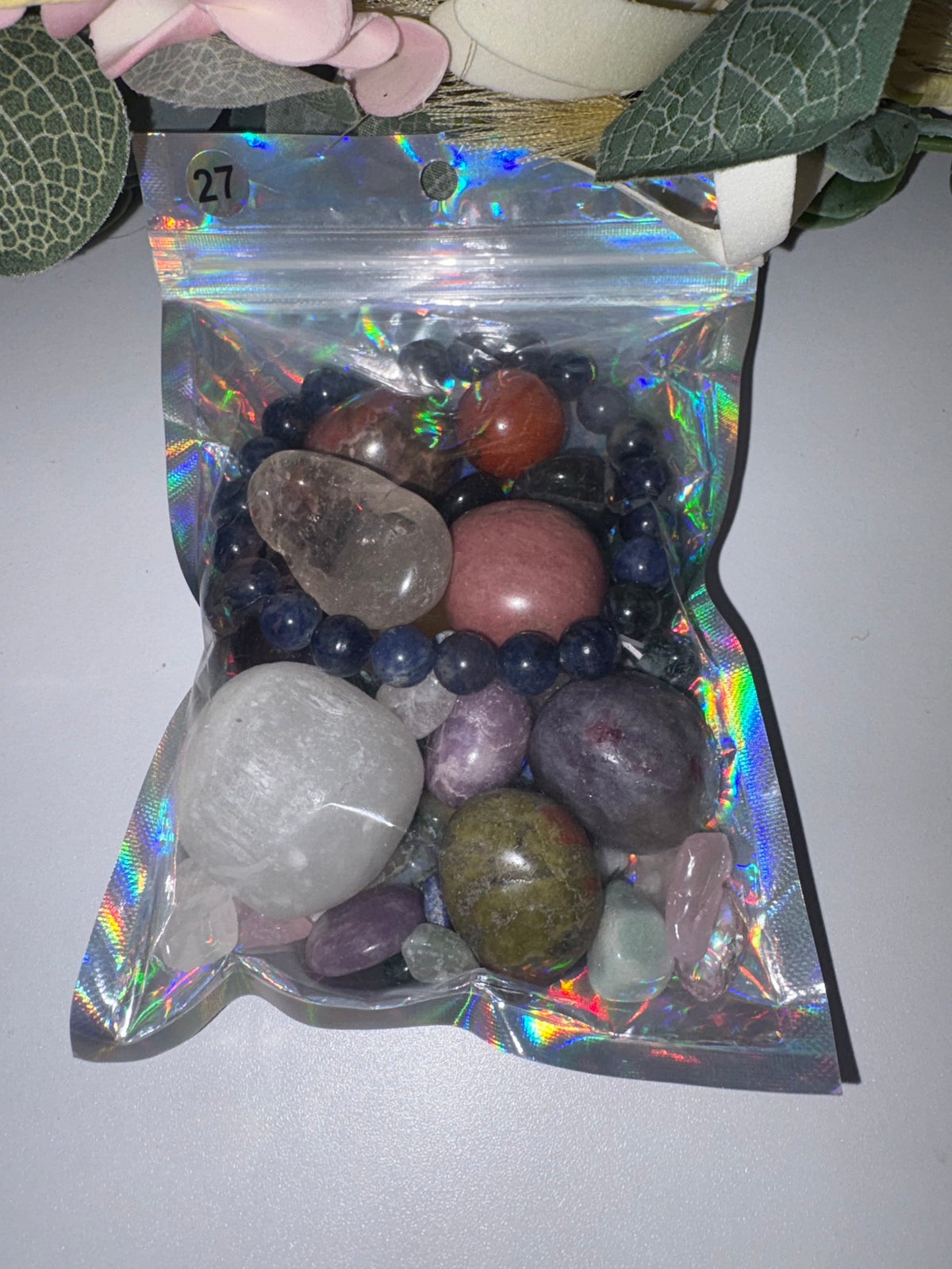 Crystal Confetti Bags, Premixed Healing Crystal Chips, Manifestation Crystals,, Altar Decor, Spell Jar Fillers