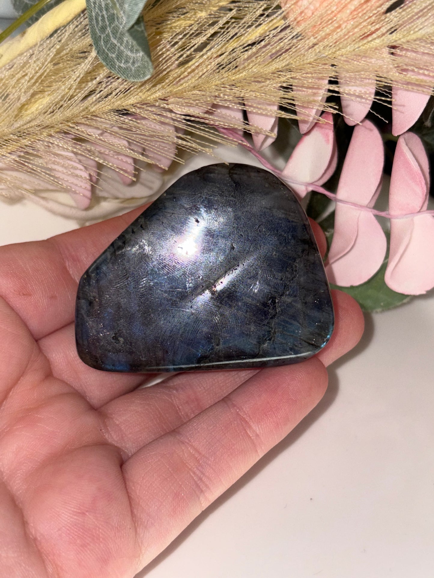 Labradorite Freeform Pieces (Purple/Blue Flashes) - From Madagascar