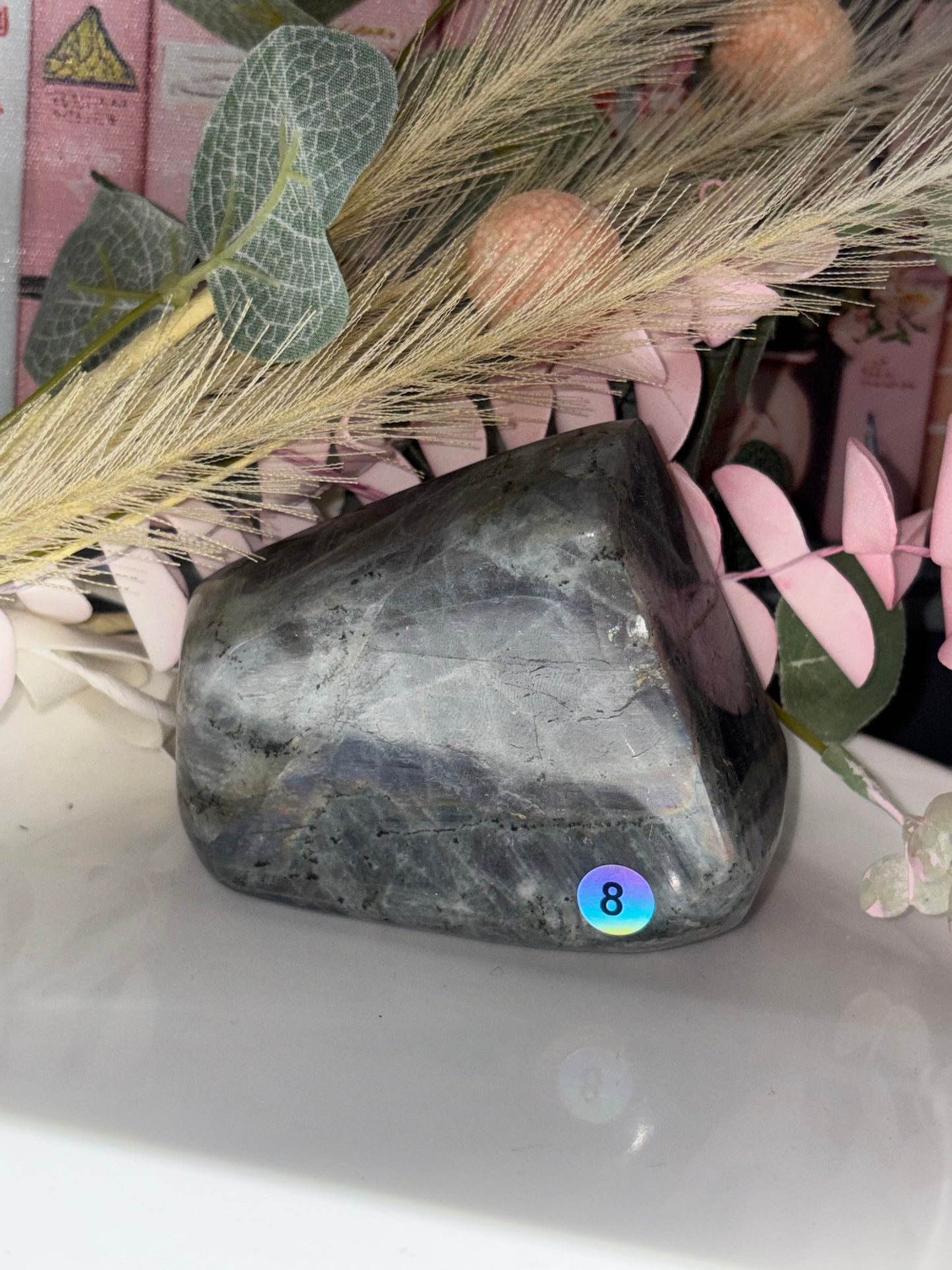 Labradorite Freeform Pieces (Purple/Blue Flashes) - From Madagascar