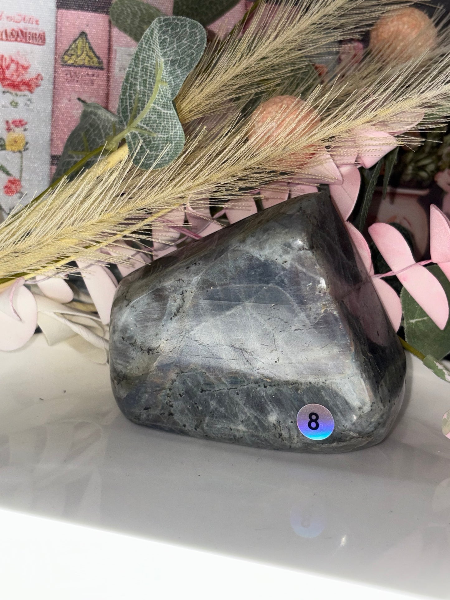 Labradorite Freeform Pieces (Purple/Blue Flashes) - From Madagascar
