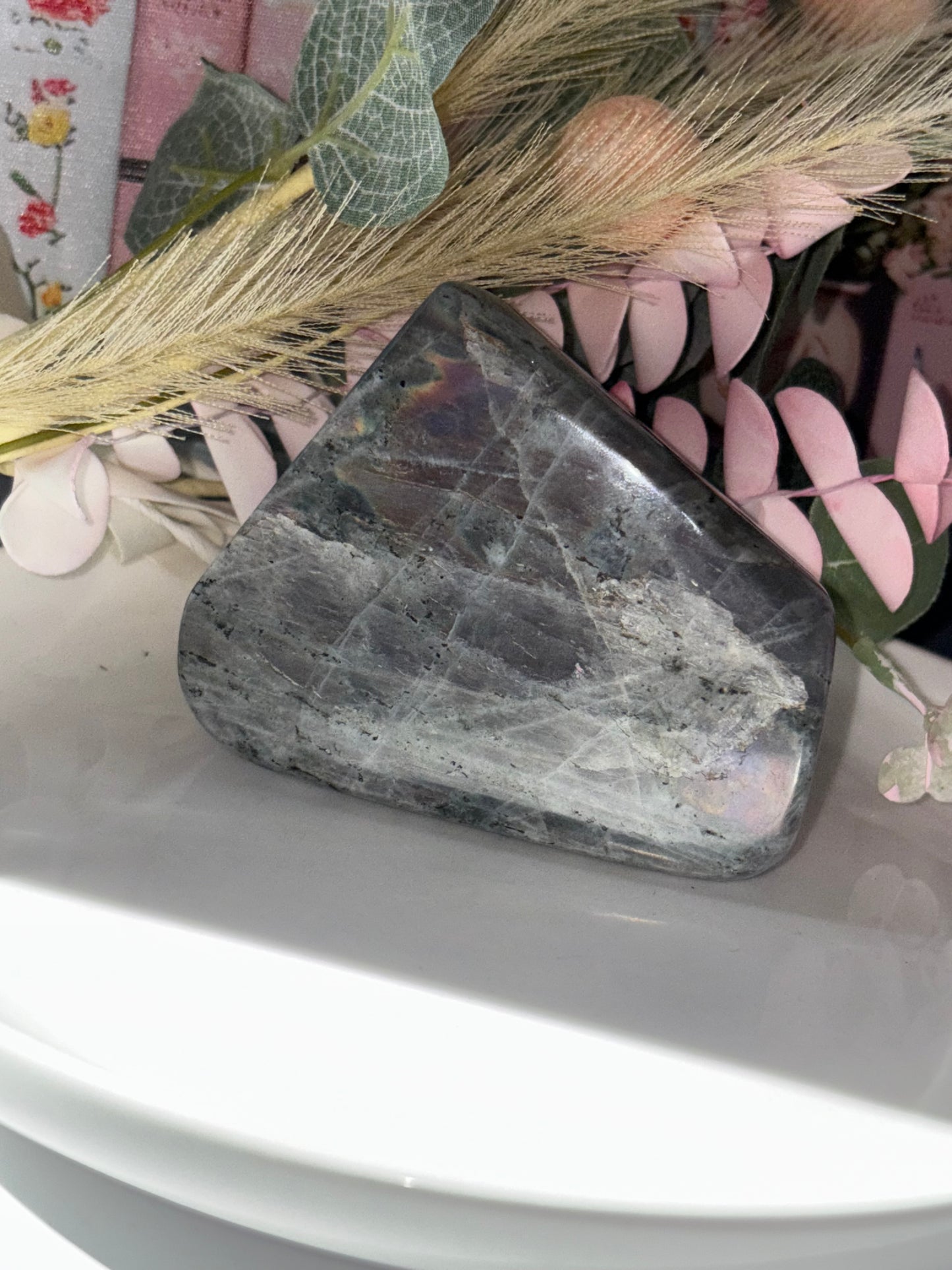 Labradorite Freeform Pieces (Purple/Blue Flashes) - From Madagascar