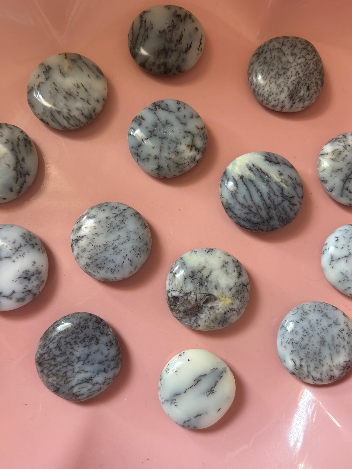 Mini Dendritic Opal Flat Stone