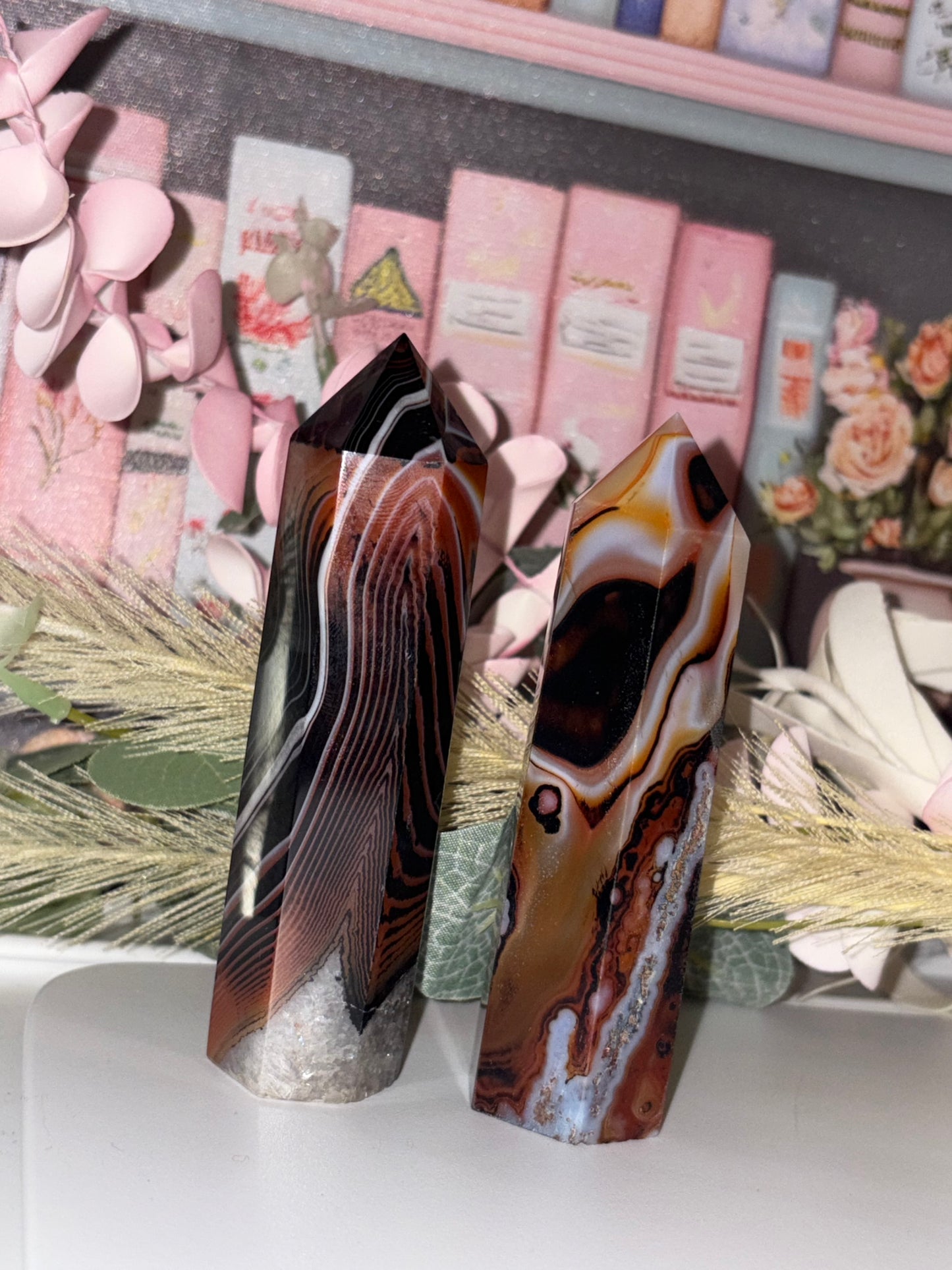 AAA Grade Sardonyx Agate Tower From India