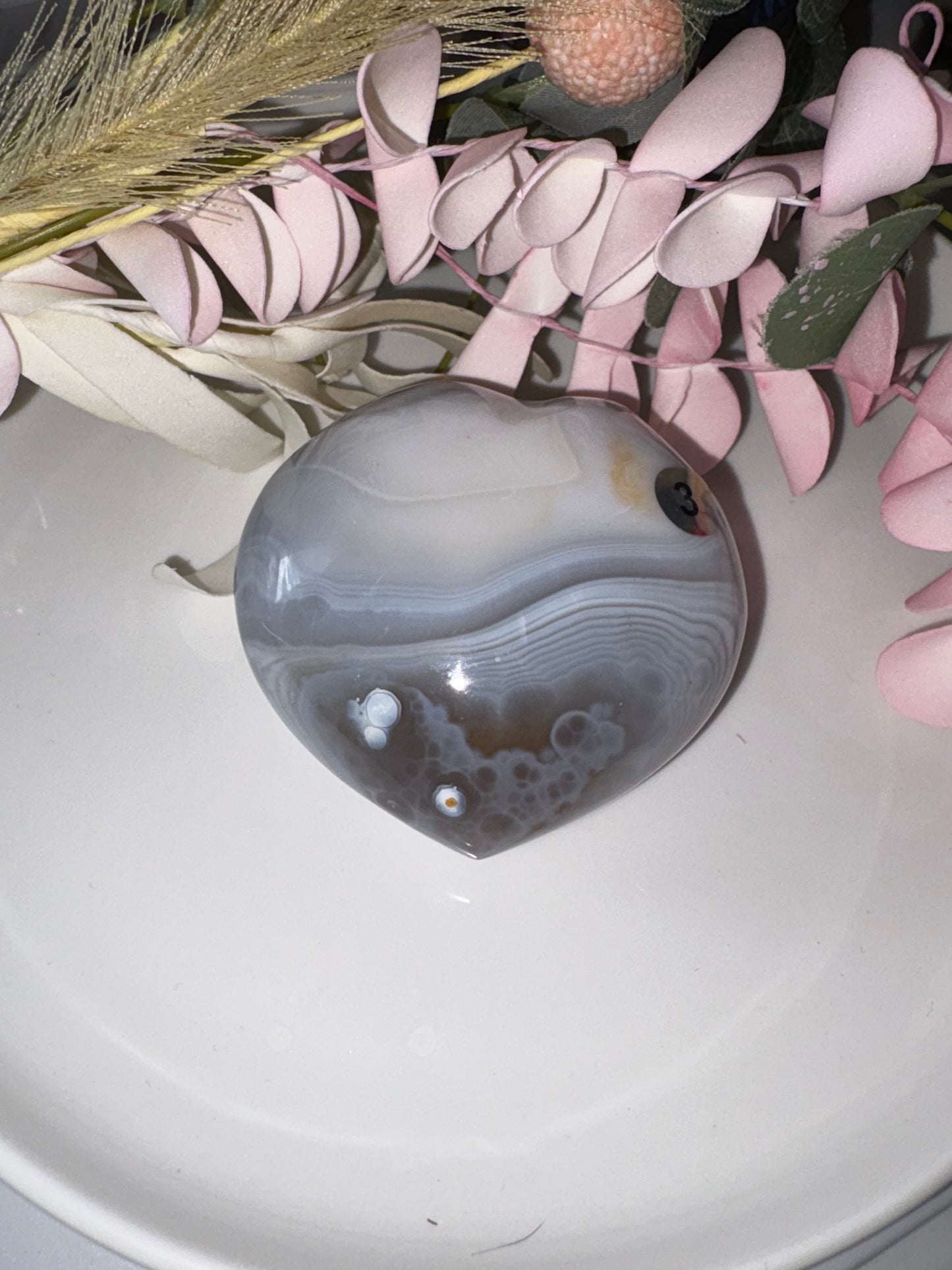 Orca Agate Hearts From Madagascar