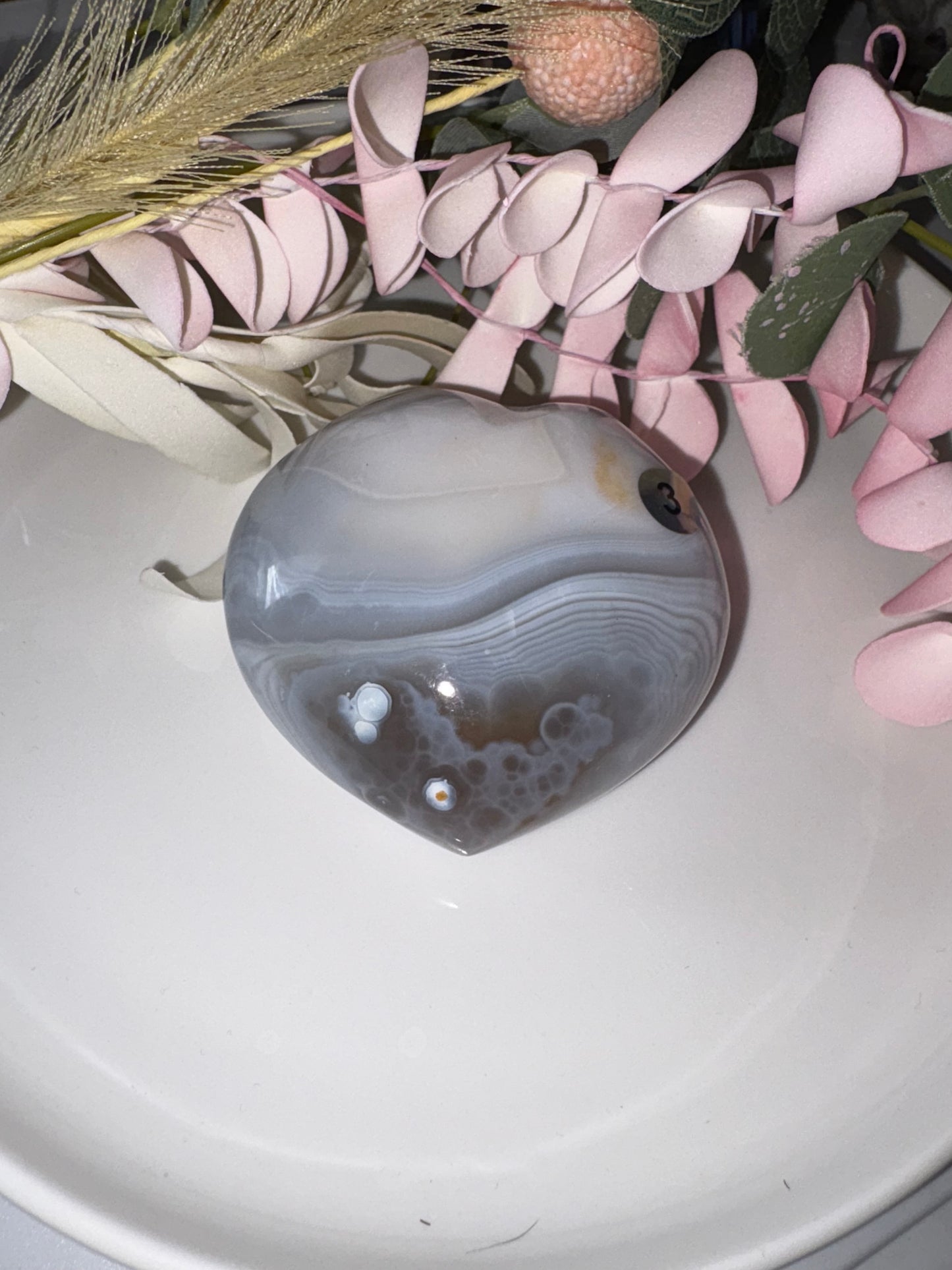 Orca Agate Hearts From Madagascar