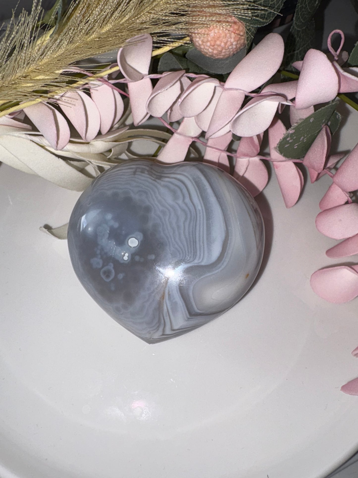 Orca Agate Hearts From Madagascar