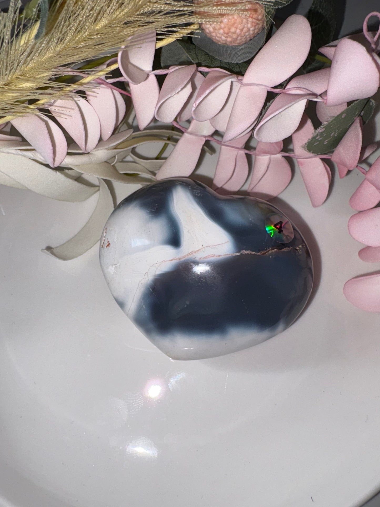 Orca Agate Hearts From Madagascar