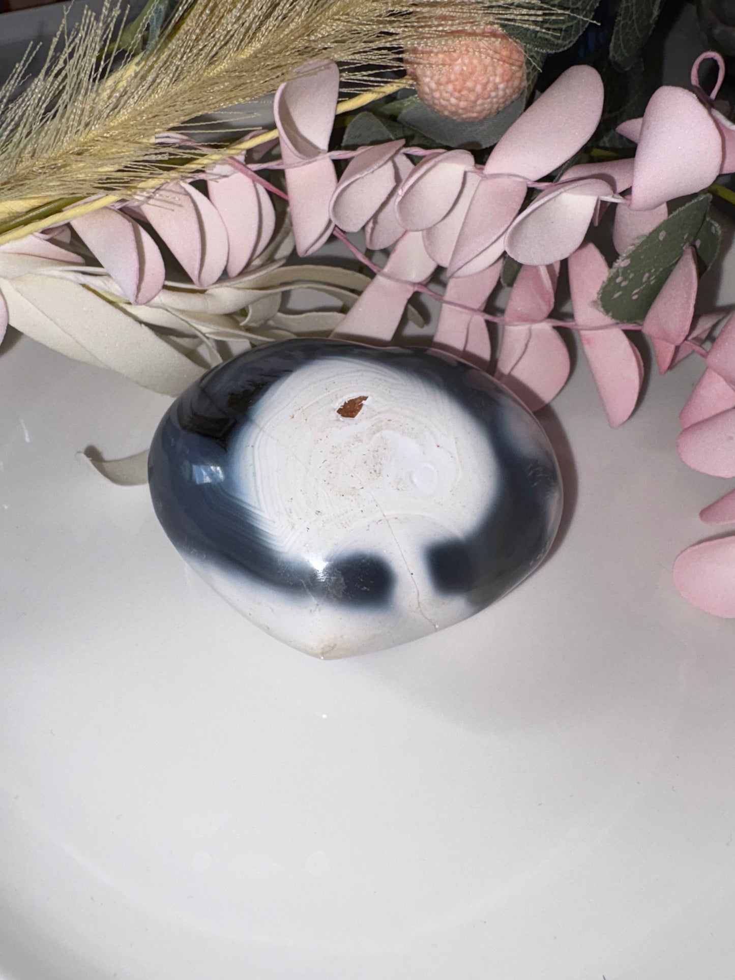 Orca Agate Hearts From Madagascar