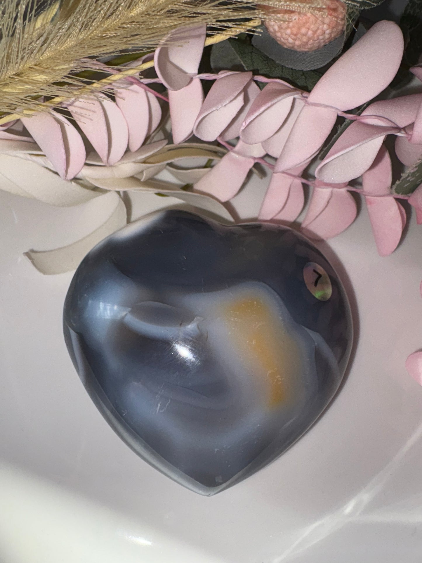 Orca Agate Hearts From Madagascar