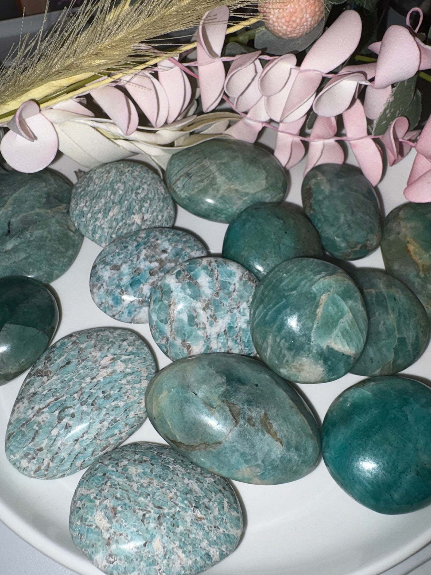 Amazonite Palm Stone