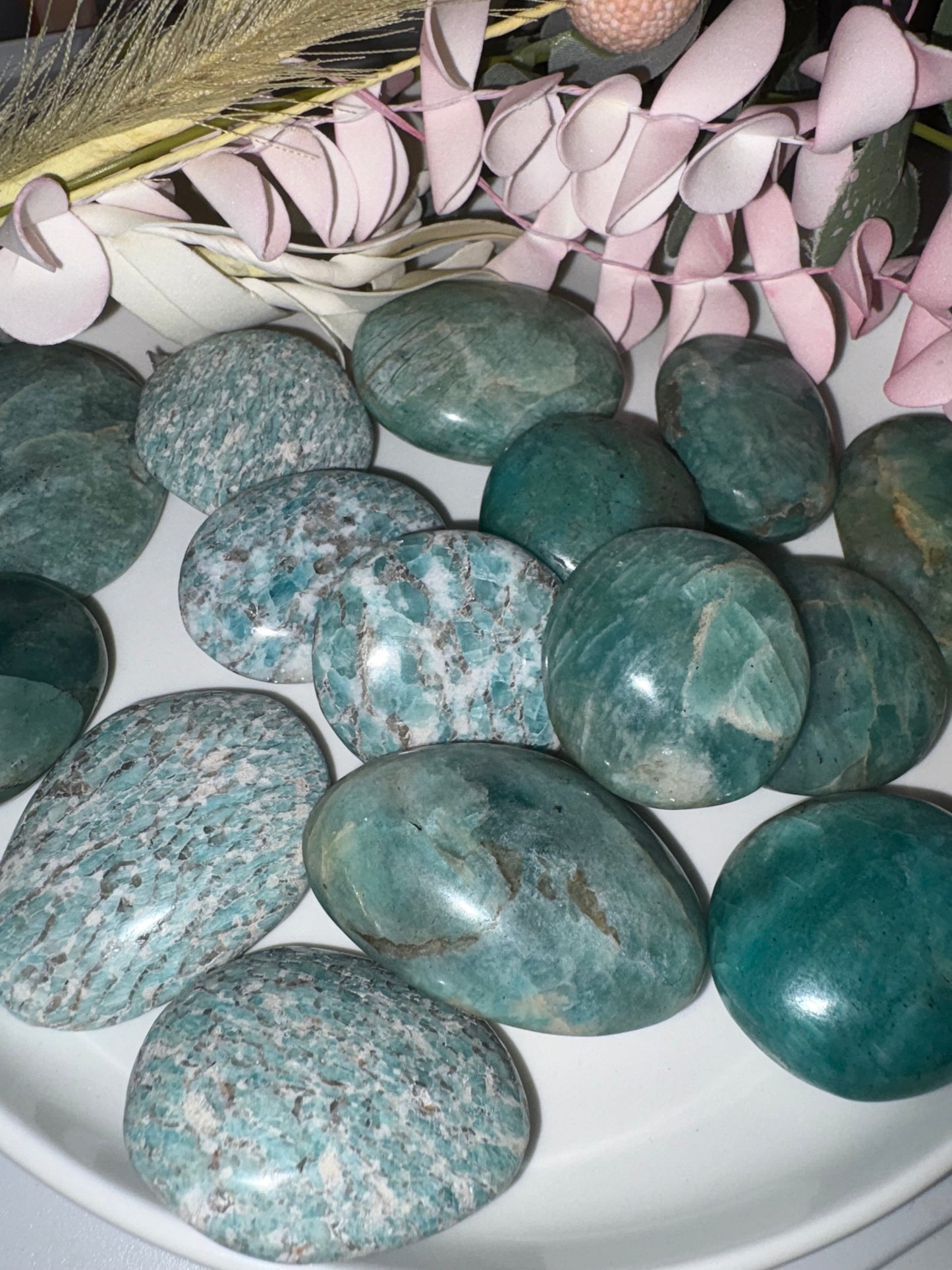 Amazonite Palm Stone
