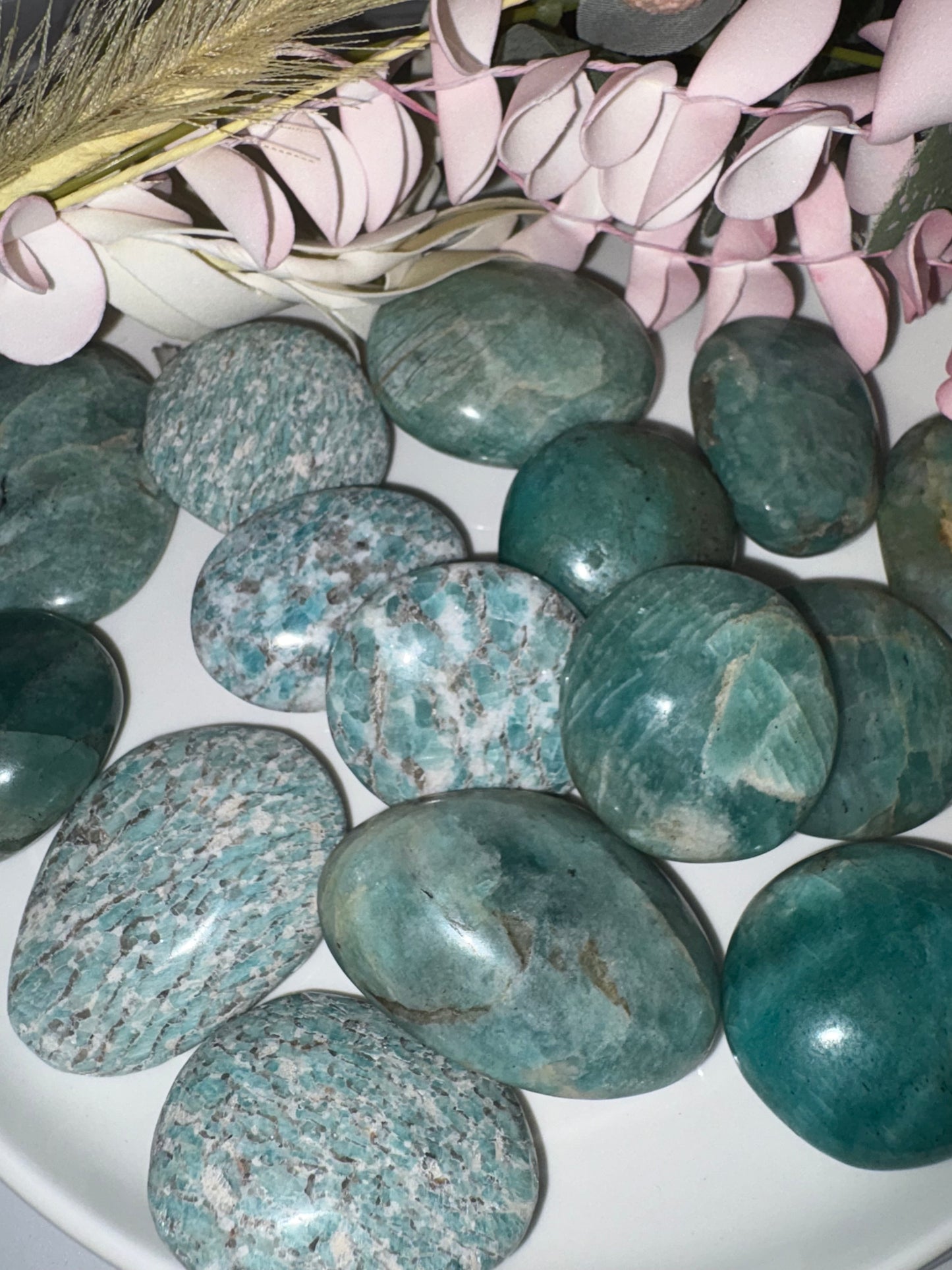Amazonite Palm Stone