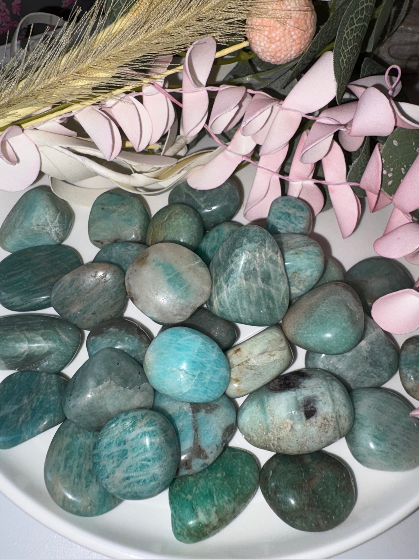 Amazonite & Smoky Quartz Tumble From USA