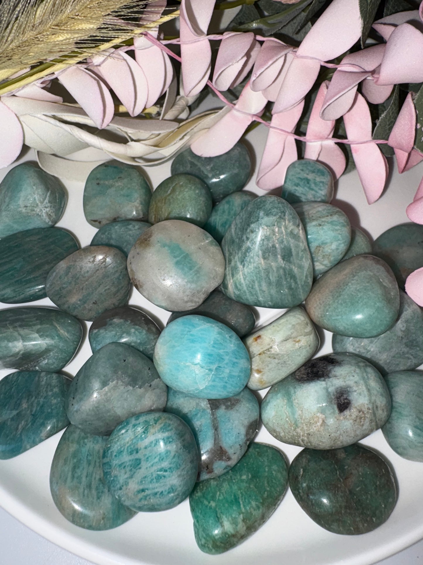 Amazonite & Smoky Quartz Tumble From USA