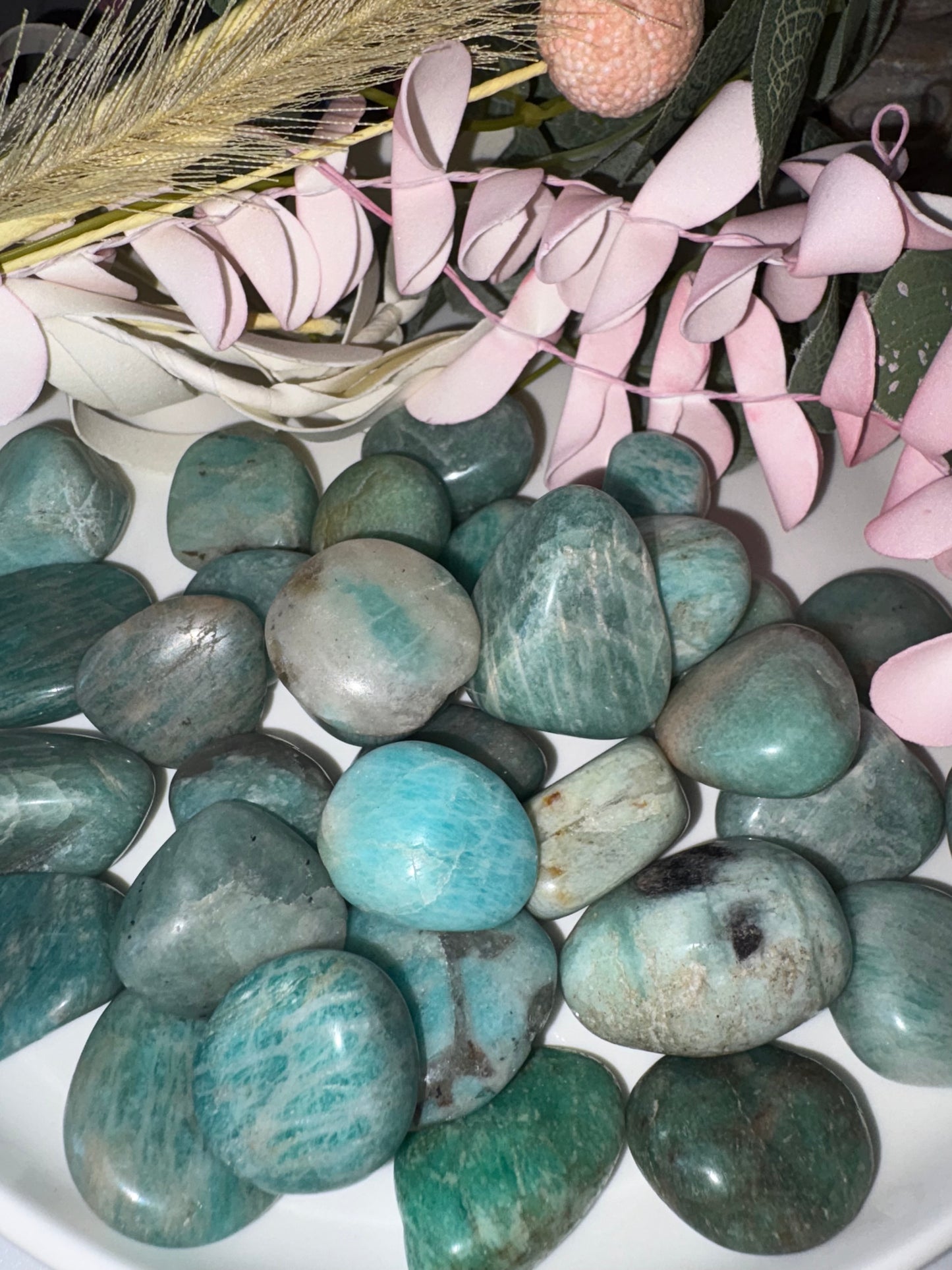 Amazonite & Smoky Quartz Tumble From USA