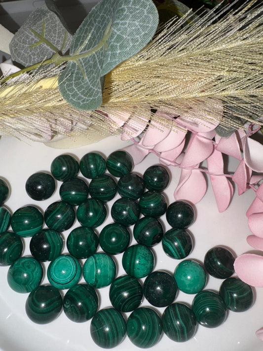 AAA Grade Genuine Malachite Sphere From The Congo