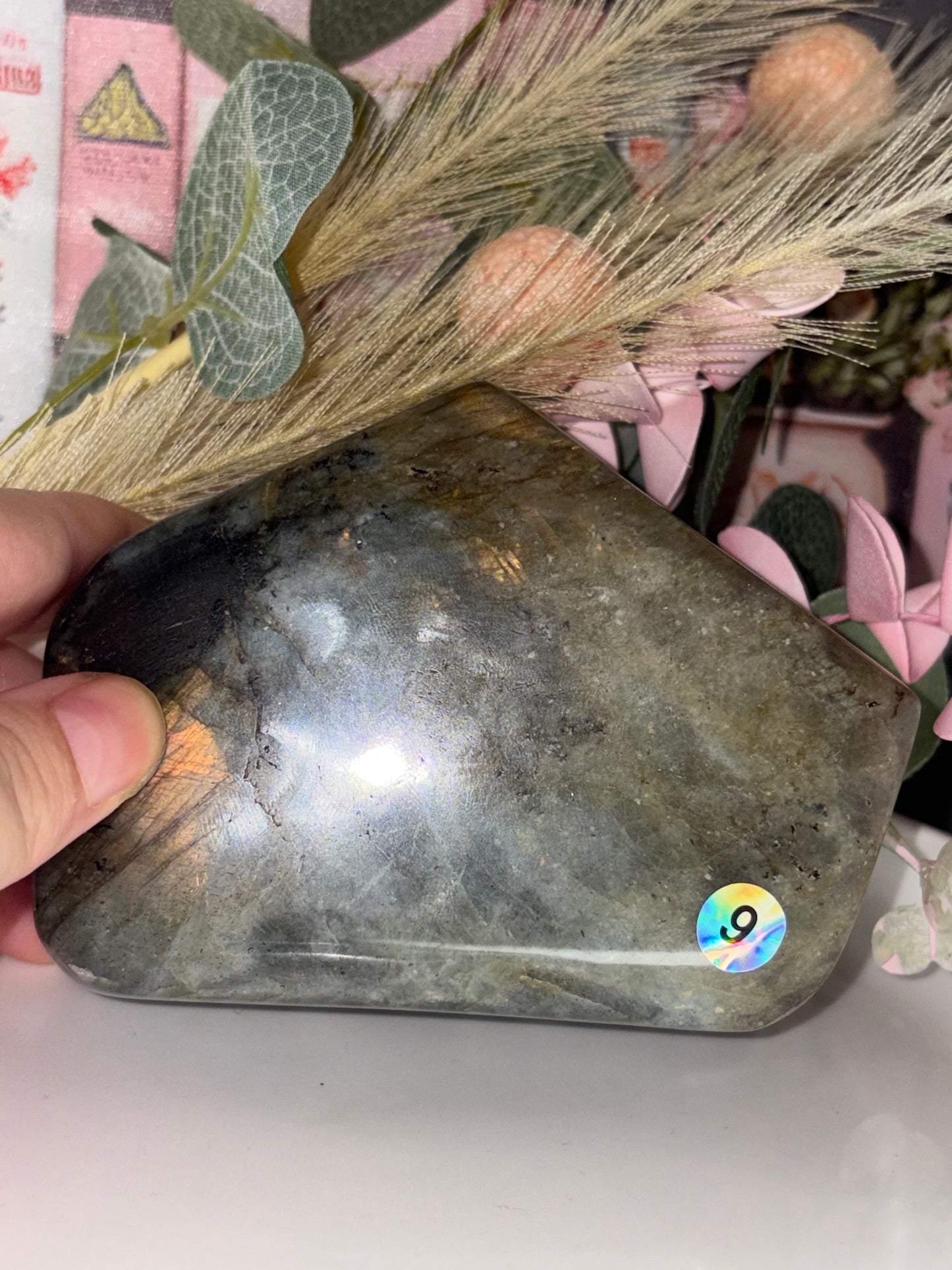 Labradorite Freeform Pieces (Purple/Blue Flashes) - From Madagascar