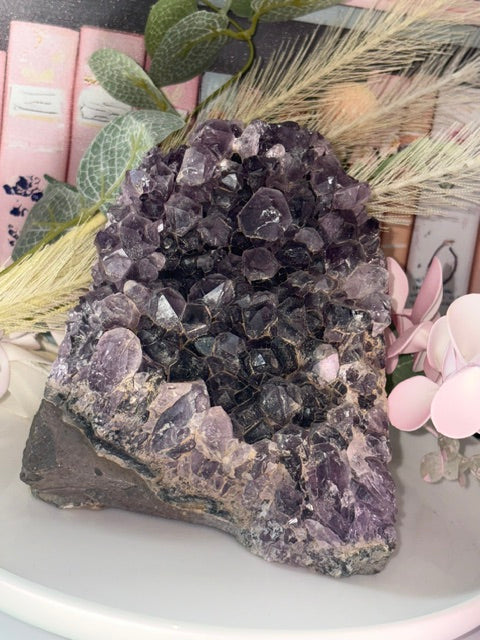 Amethyst Cluster Cathedral Freeform From Brazil