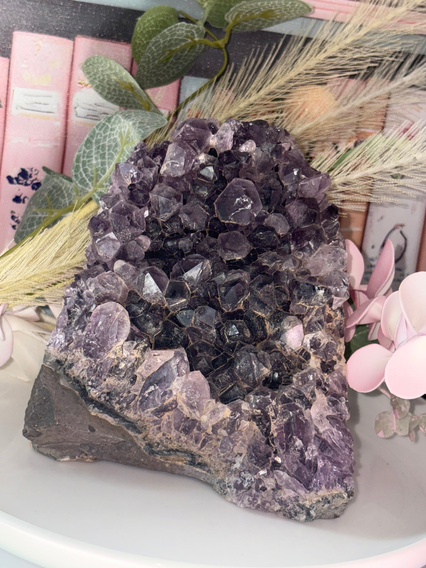 Amethyst Cluster Cathedral Freeform From Brazil
