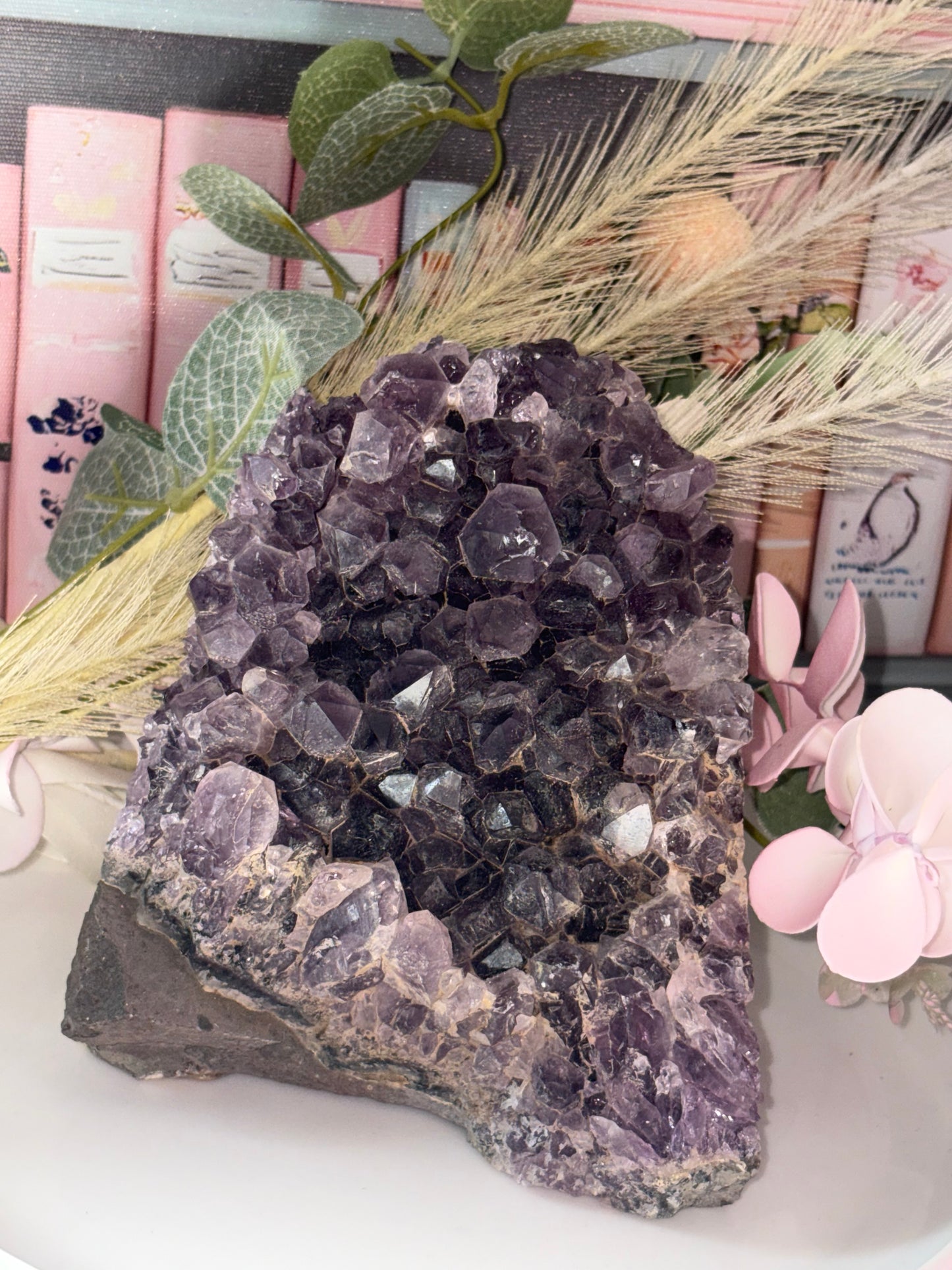 Amethyst Cluster Cathedral Freeform From Brazil