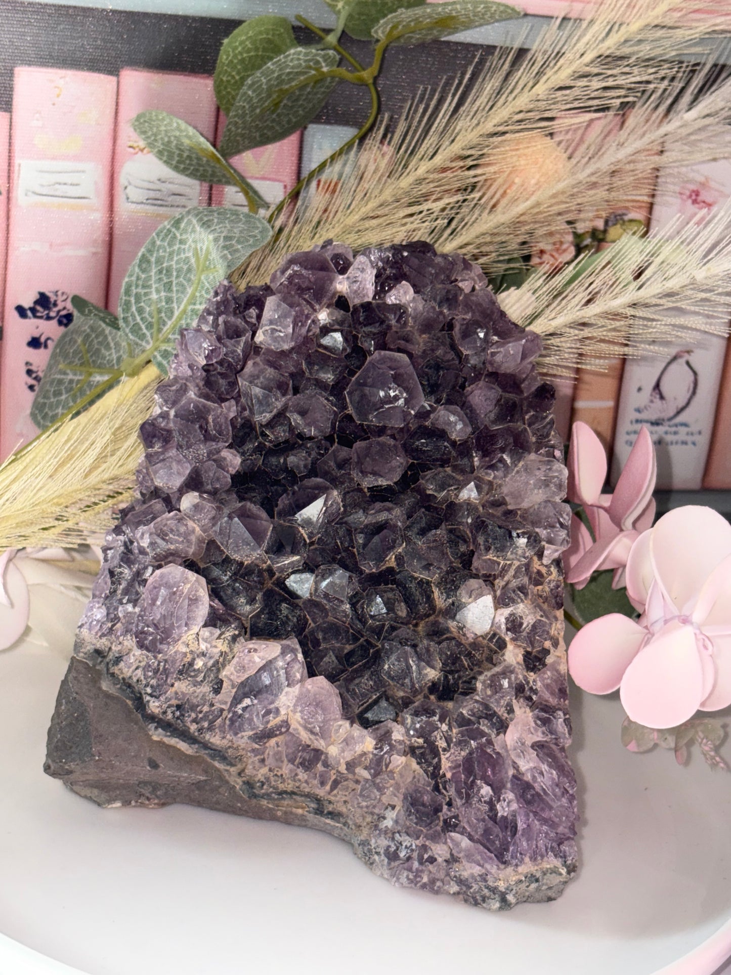 Amethyst Cluster Cathedral Freeform From Brazil