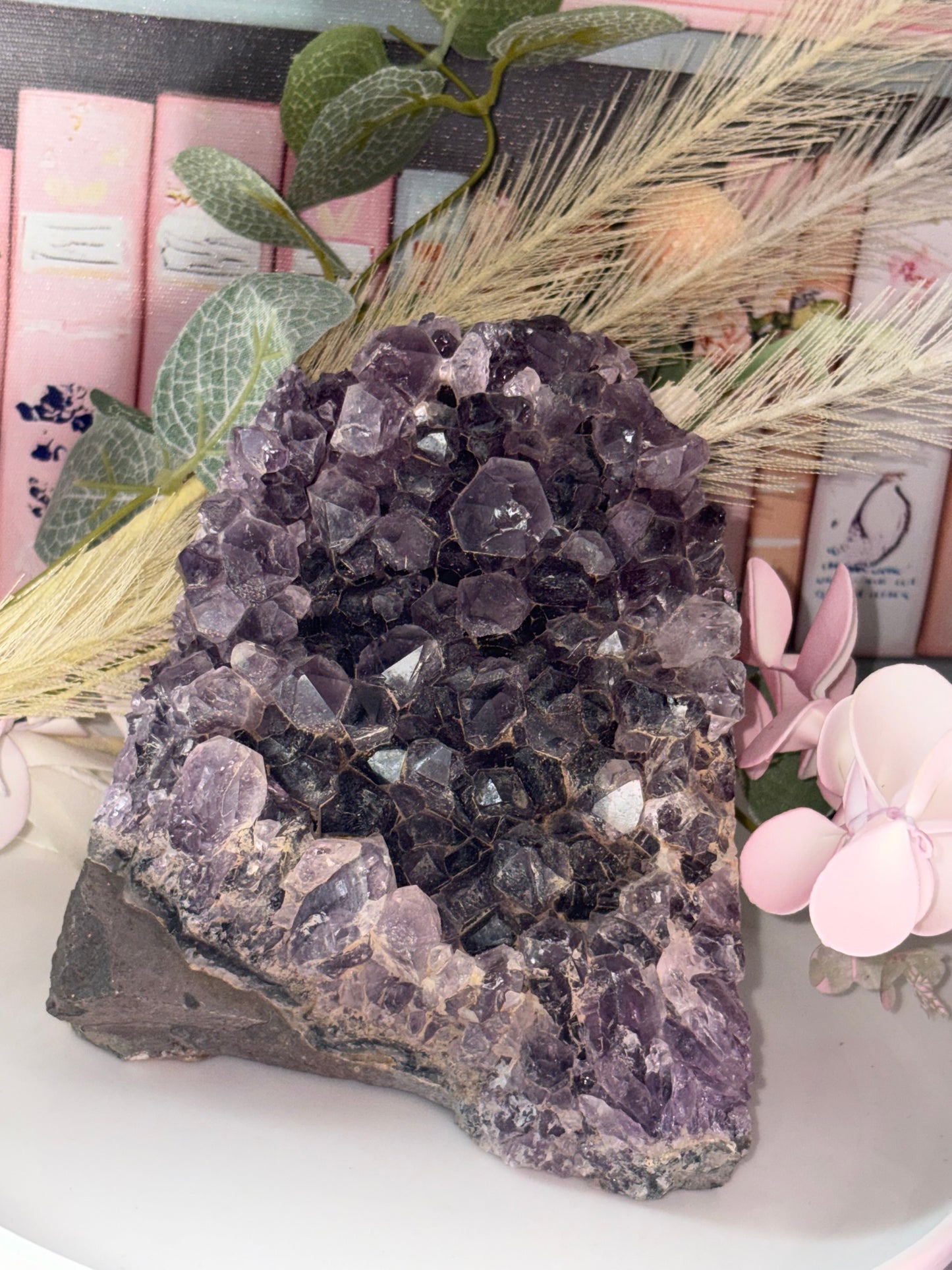 Amethyst Cluster Cathedral Freeform From Brazil