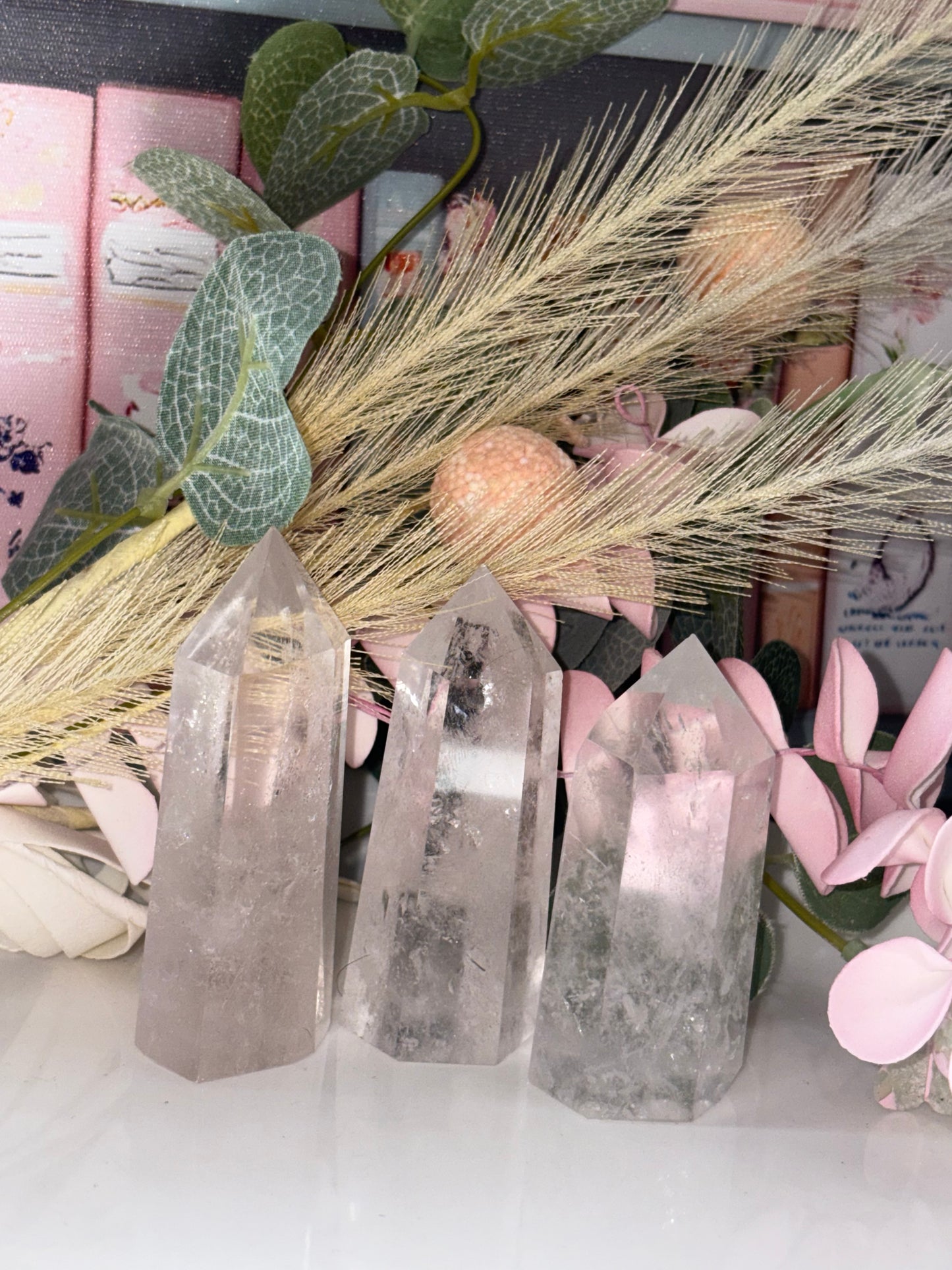 Clear Quartz Tower From Brazil