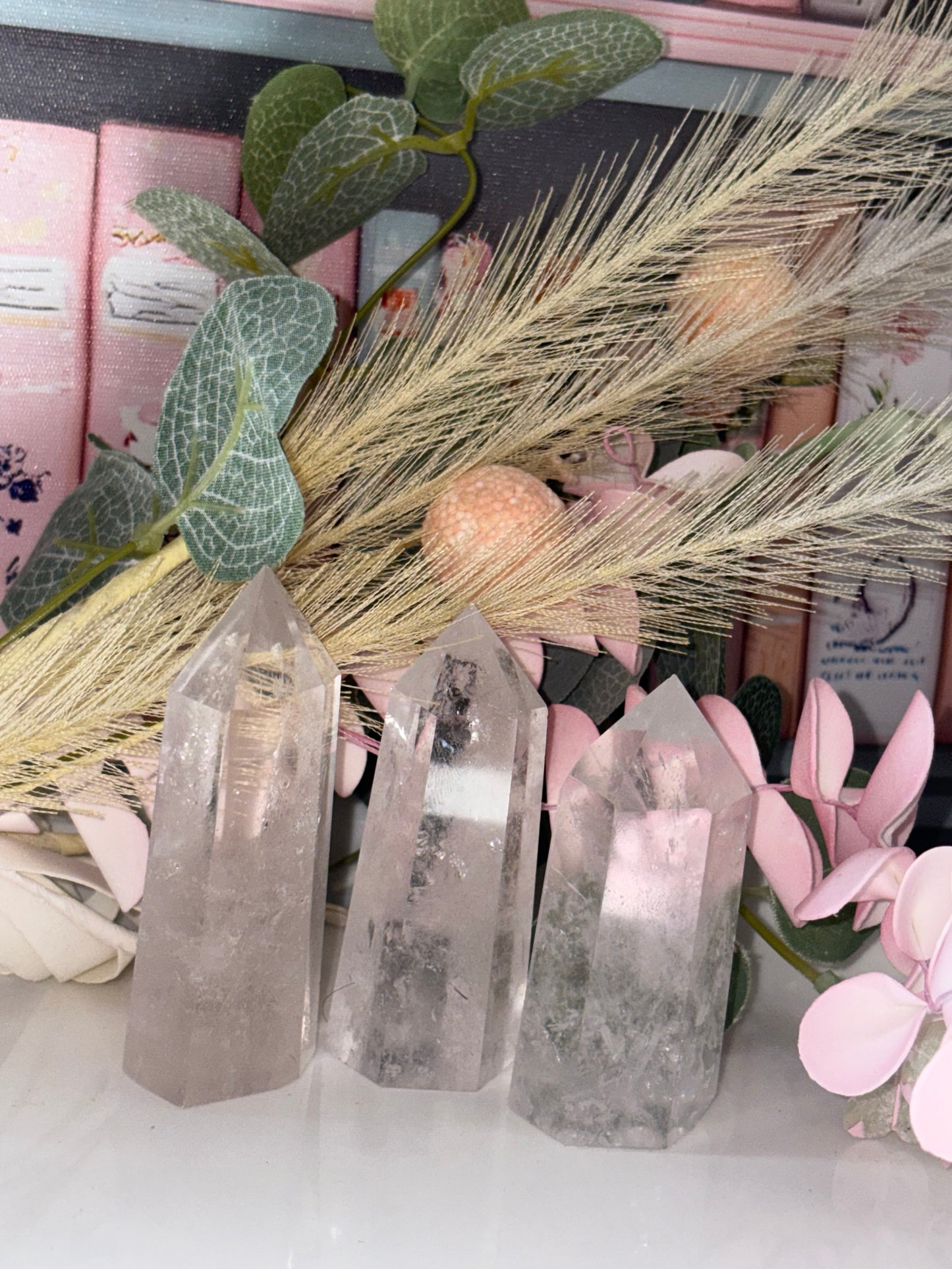 Clear Quartz Tower From Brazil