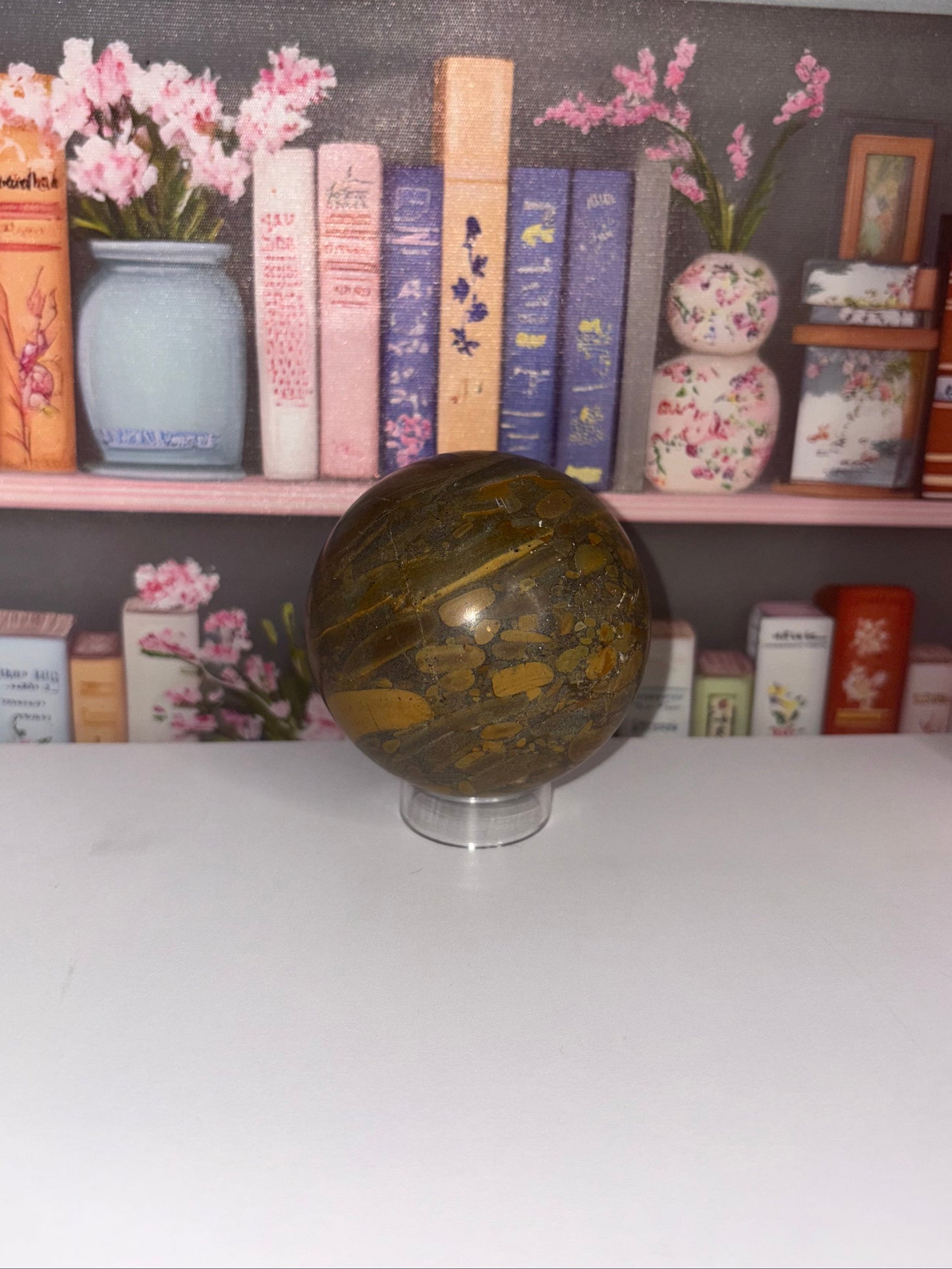 Fruit Jasper Sphere