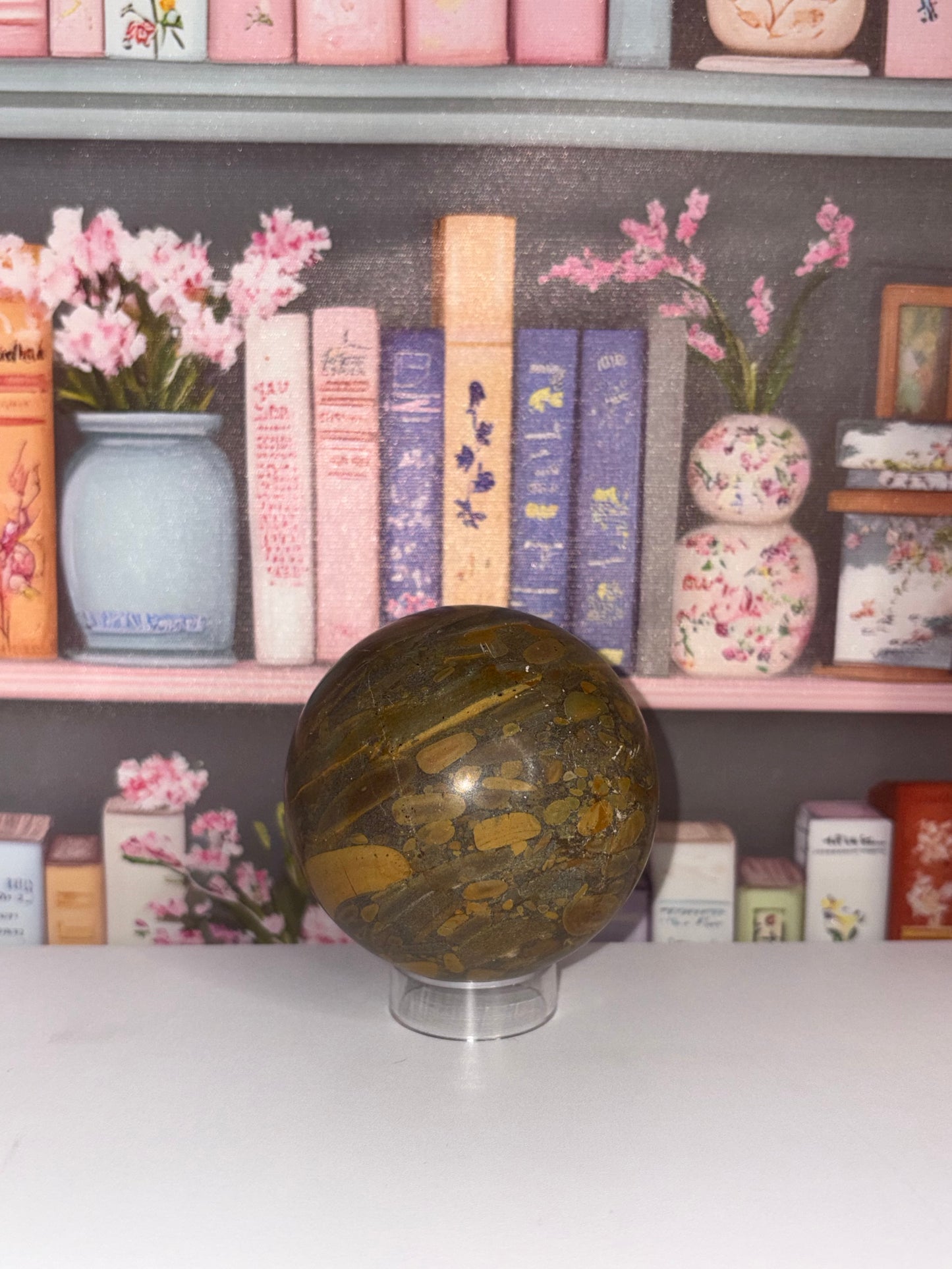 Fruit Jasper Sphere