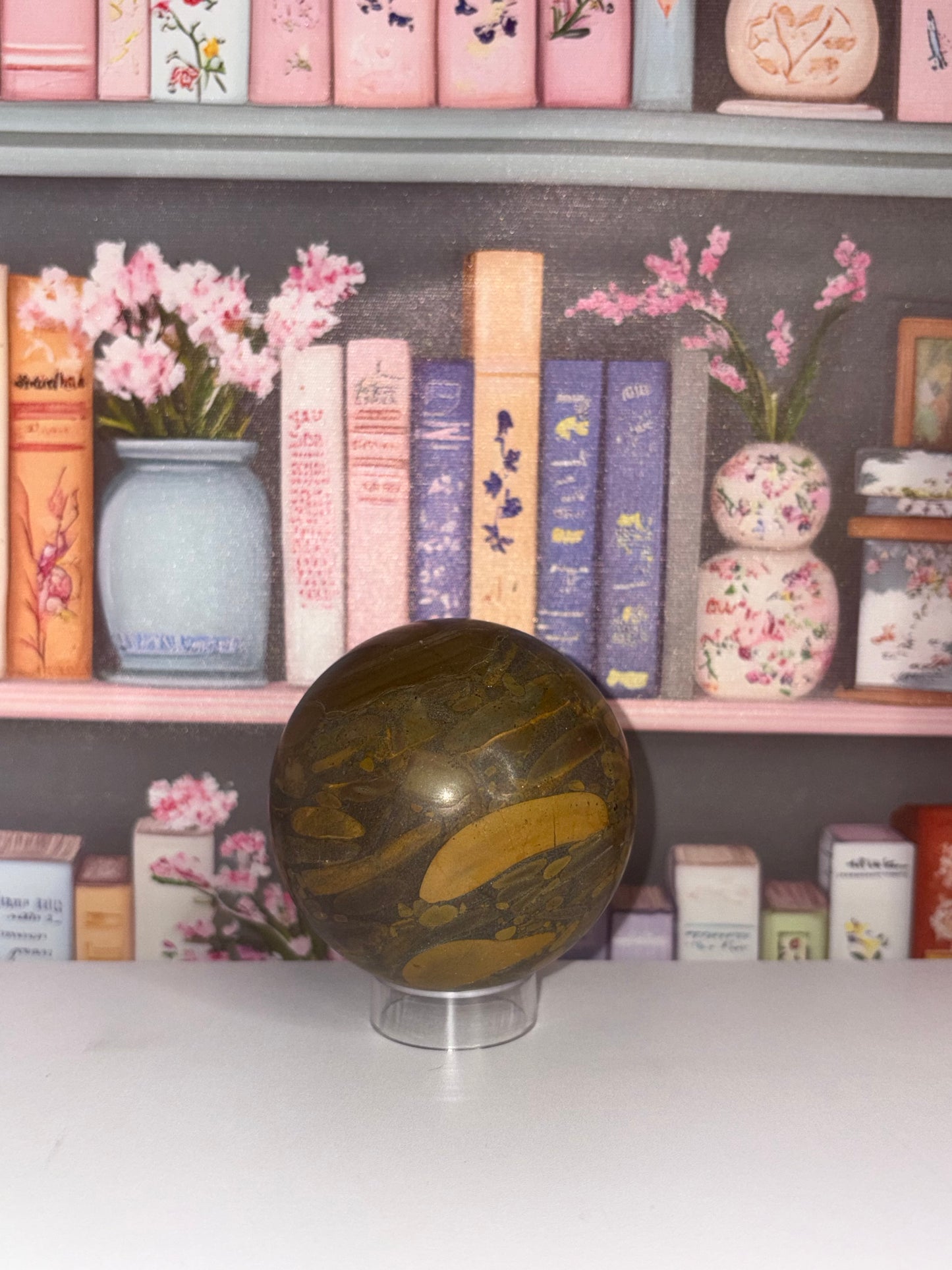 Fruit Jasper Sphere