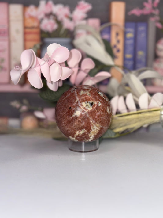 Plum Blossom Jade Sphere