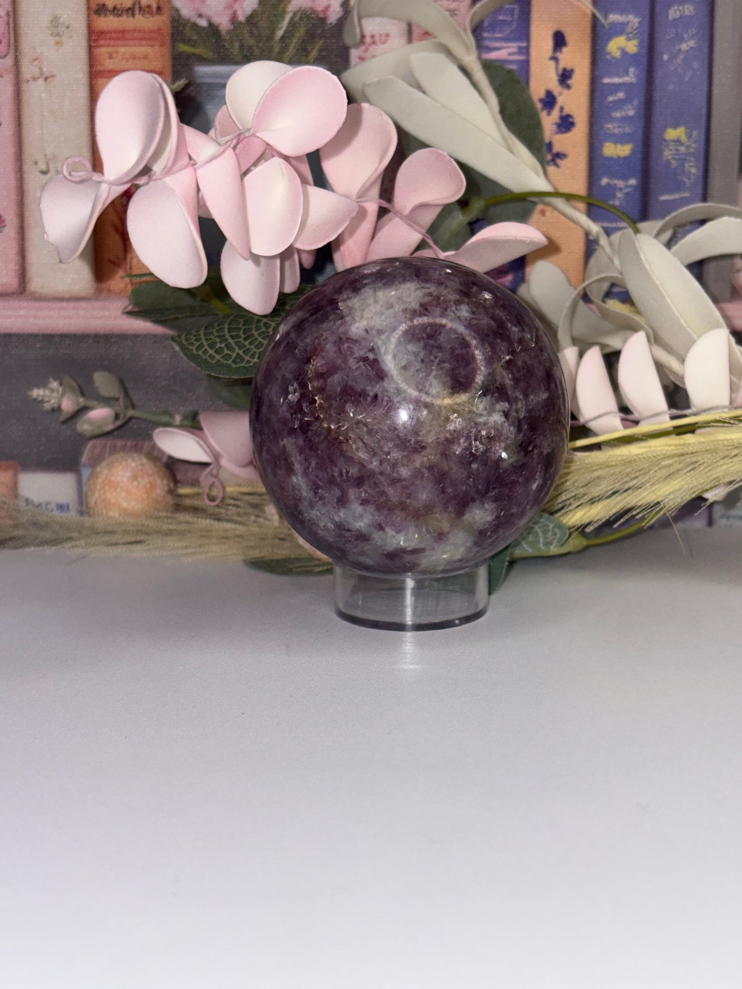 Dreamy Lepidolite Sphere From Brazil