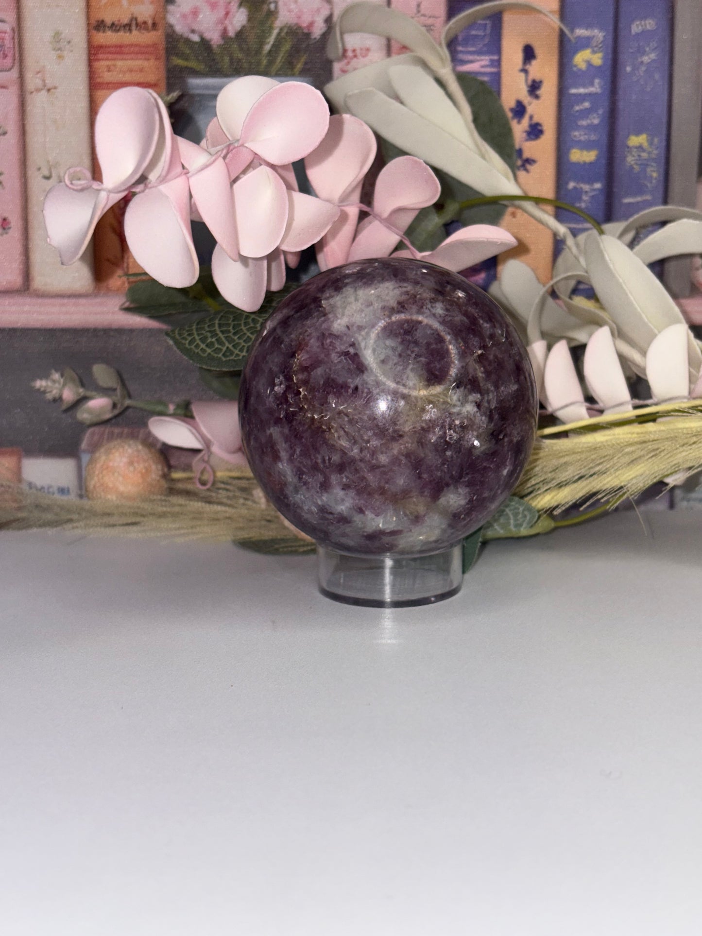 Dreamy Lepidolite Sphere From Brazil