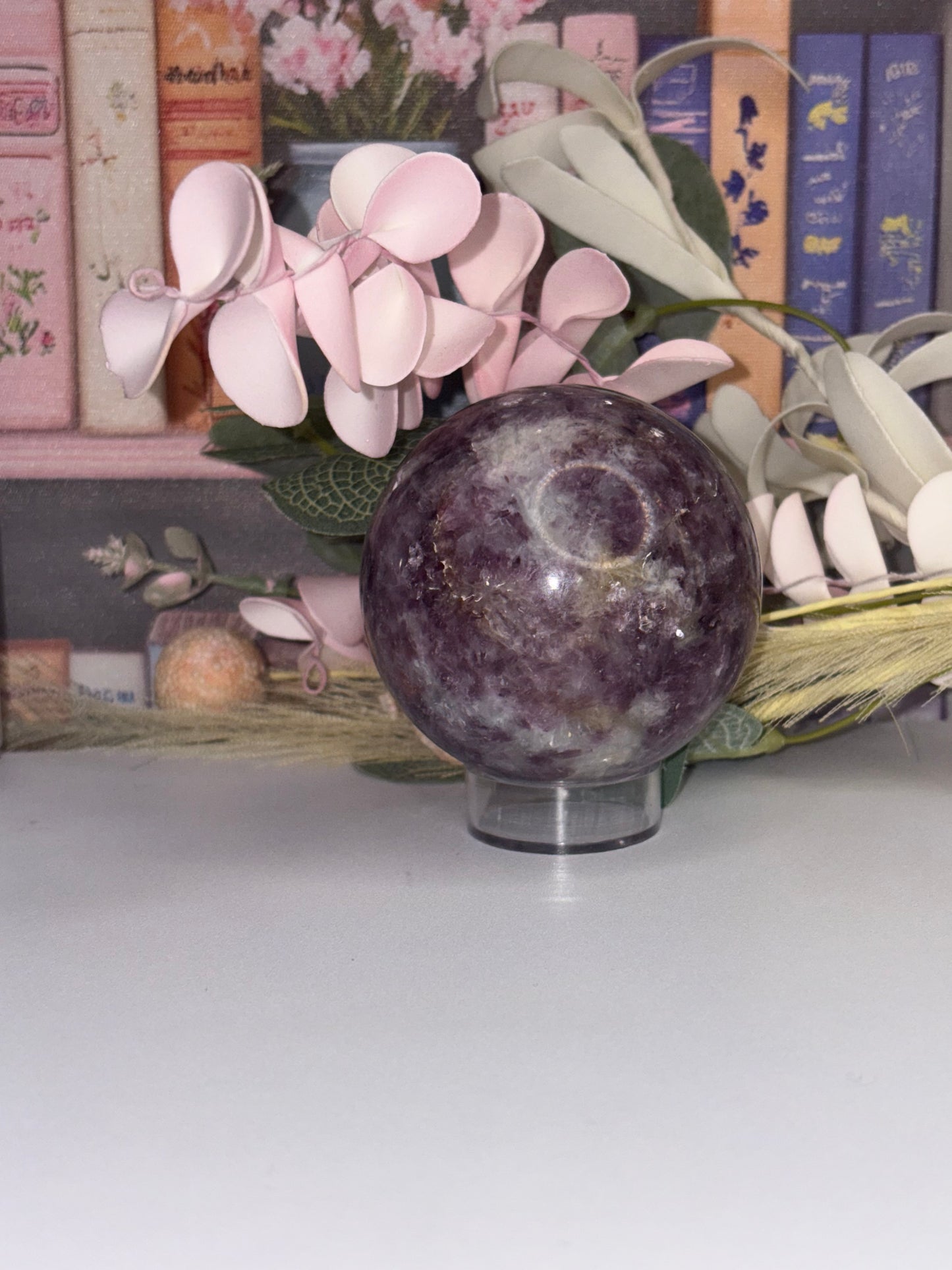 Dreamy Lepidolite Sphere From Brazil
