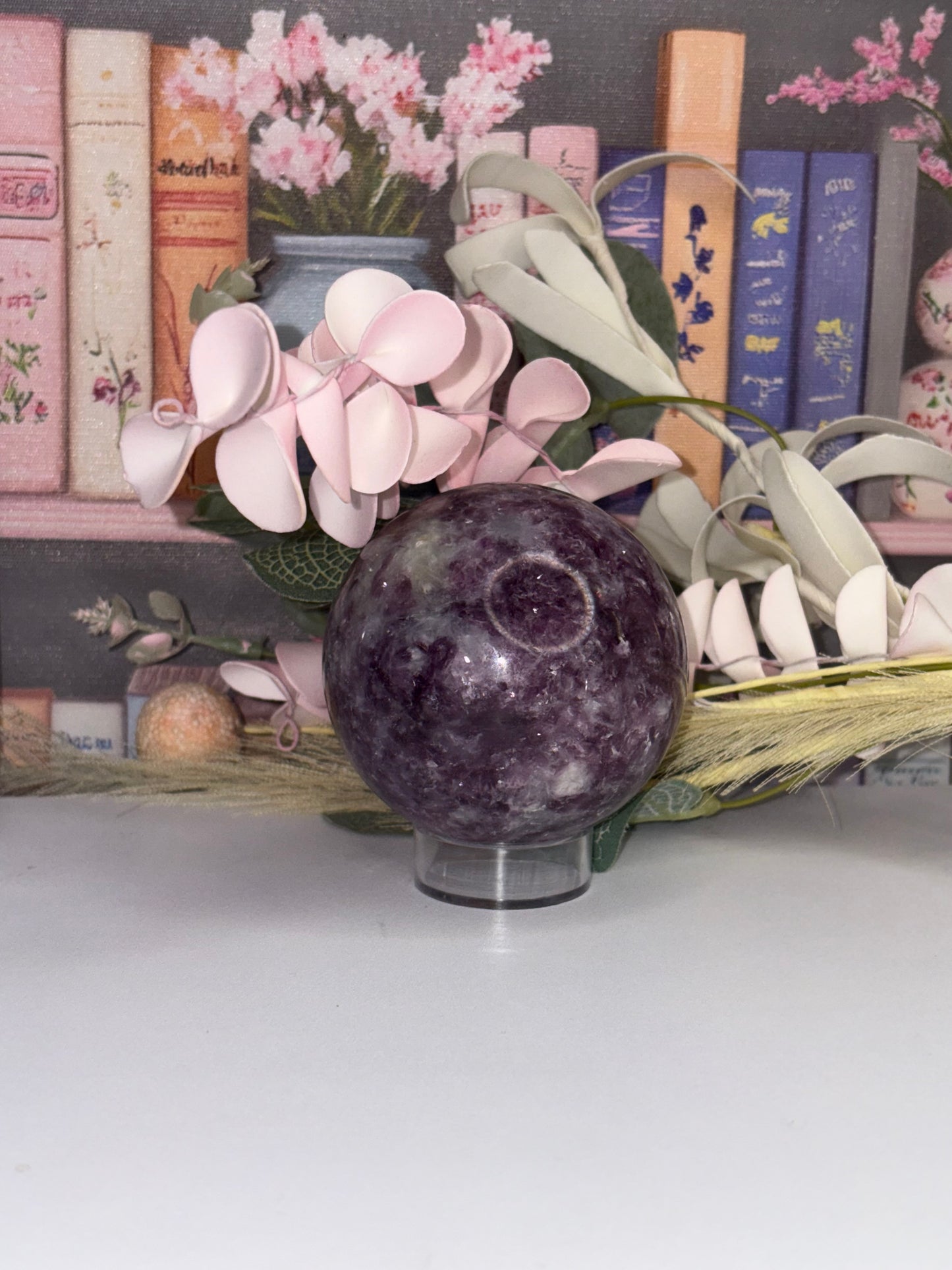 Dreamy Lepidolite Sphere From Brazil