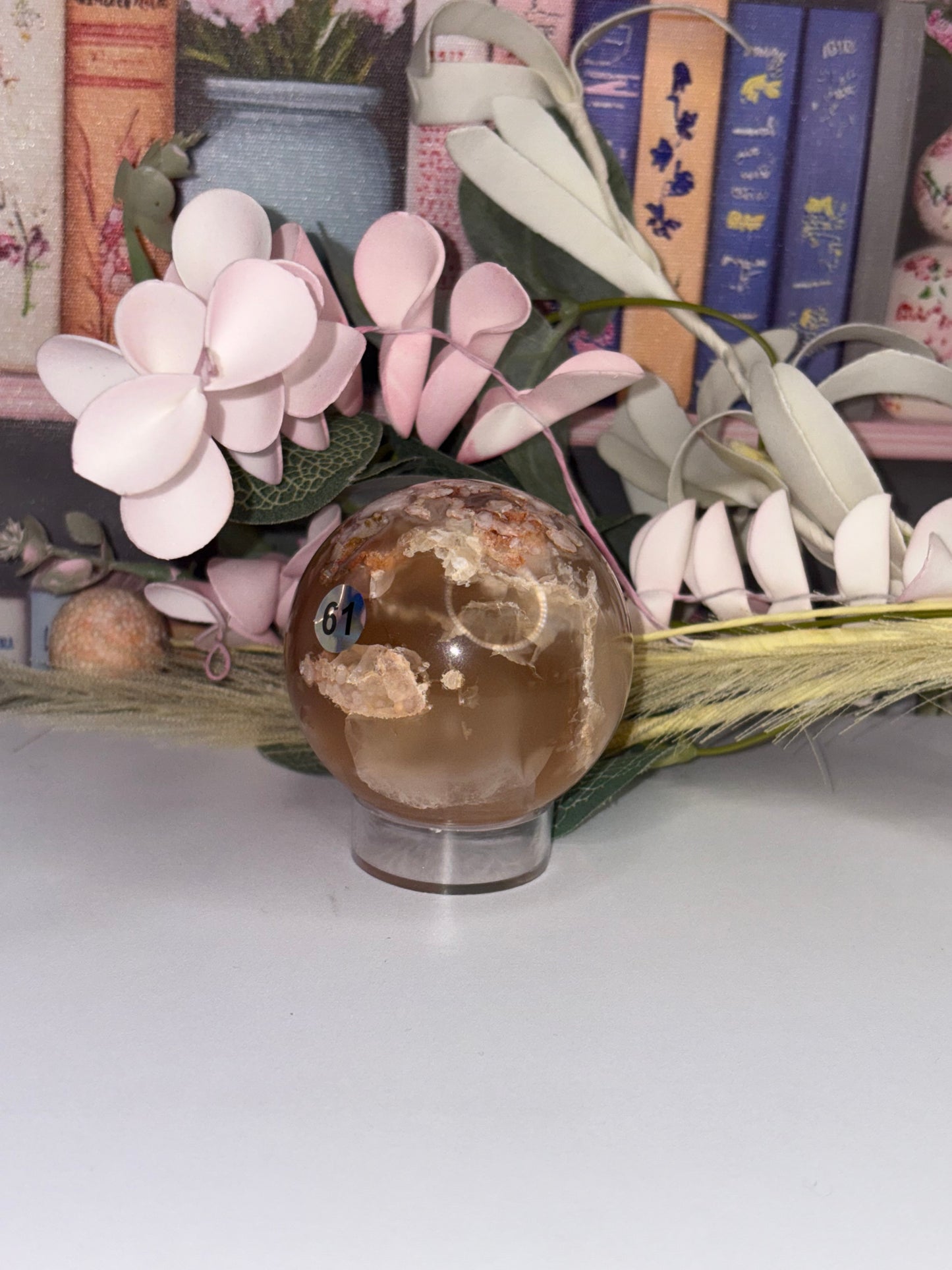 Flower Agate Spheres - From Madagascar