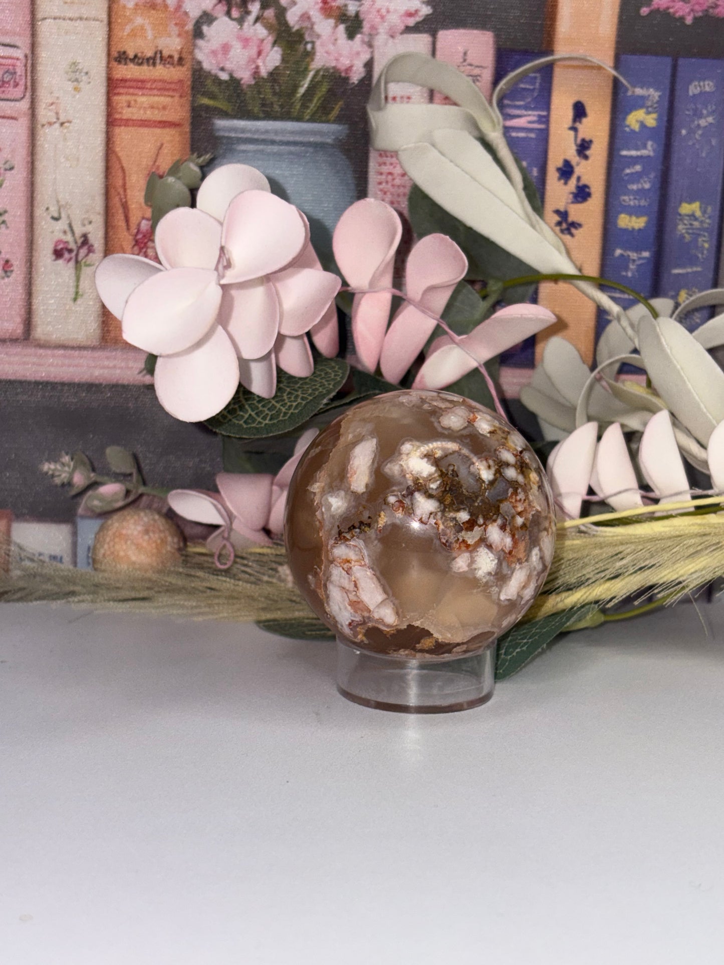 Flower Agate Spheres - From Madagascar