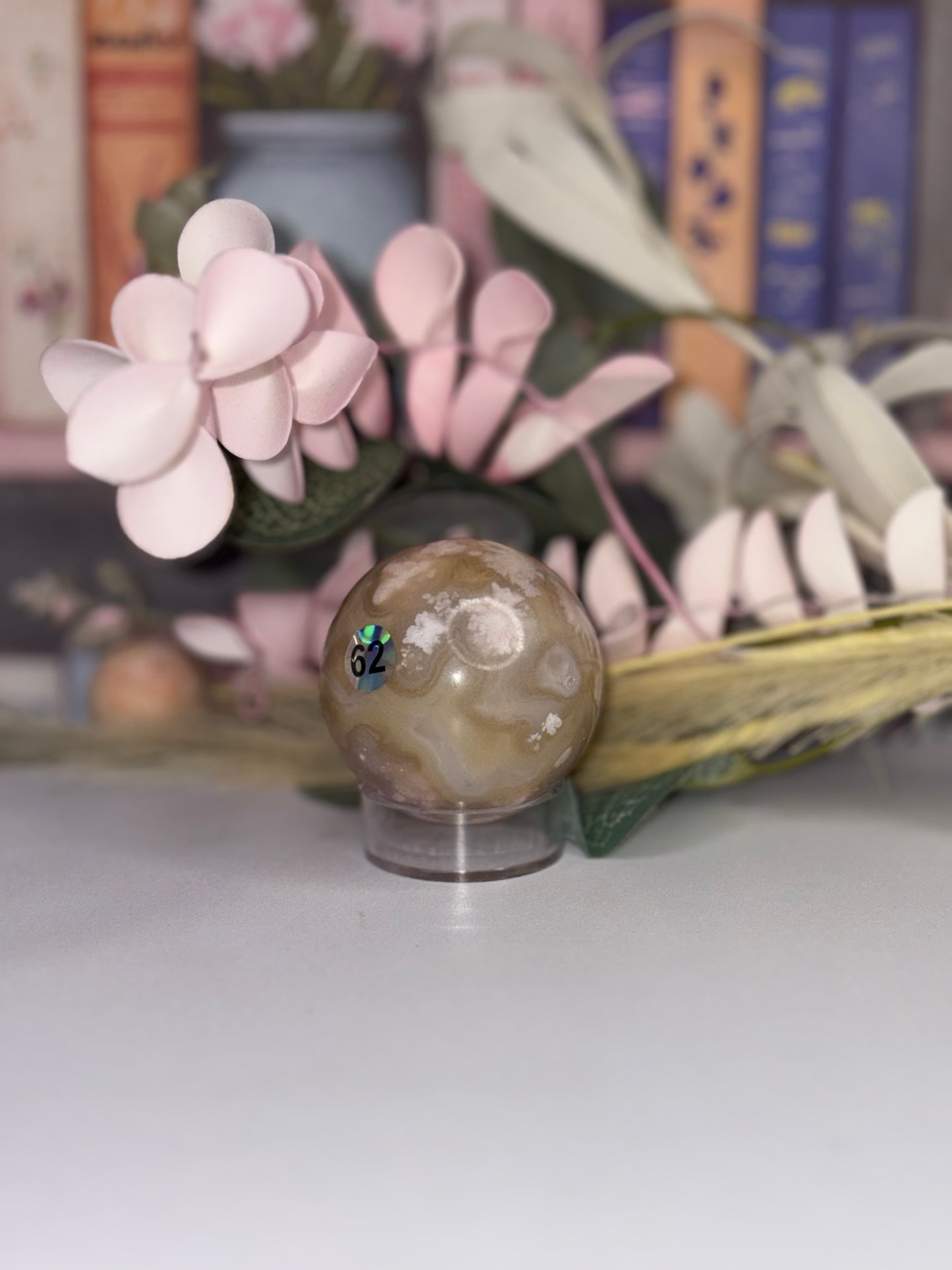 Flower Agate Spheres - From Madagascar