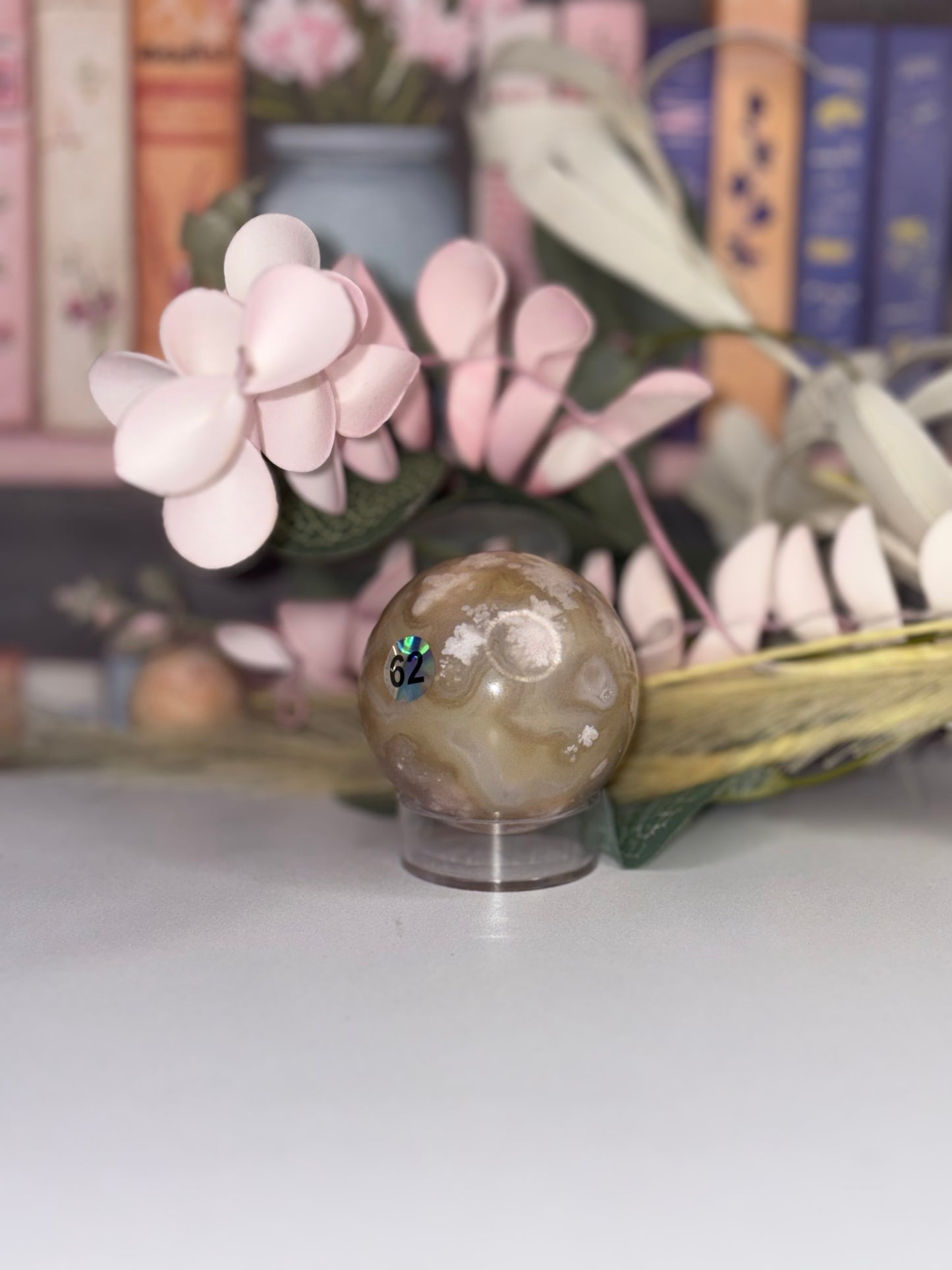 Flower Agate Spheres - From Madagascar
